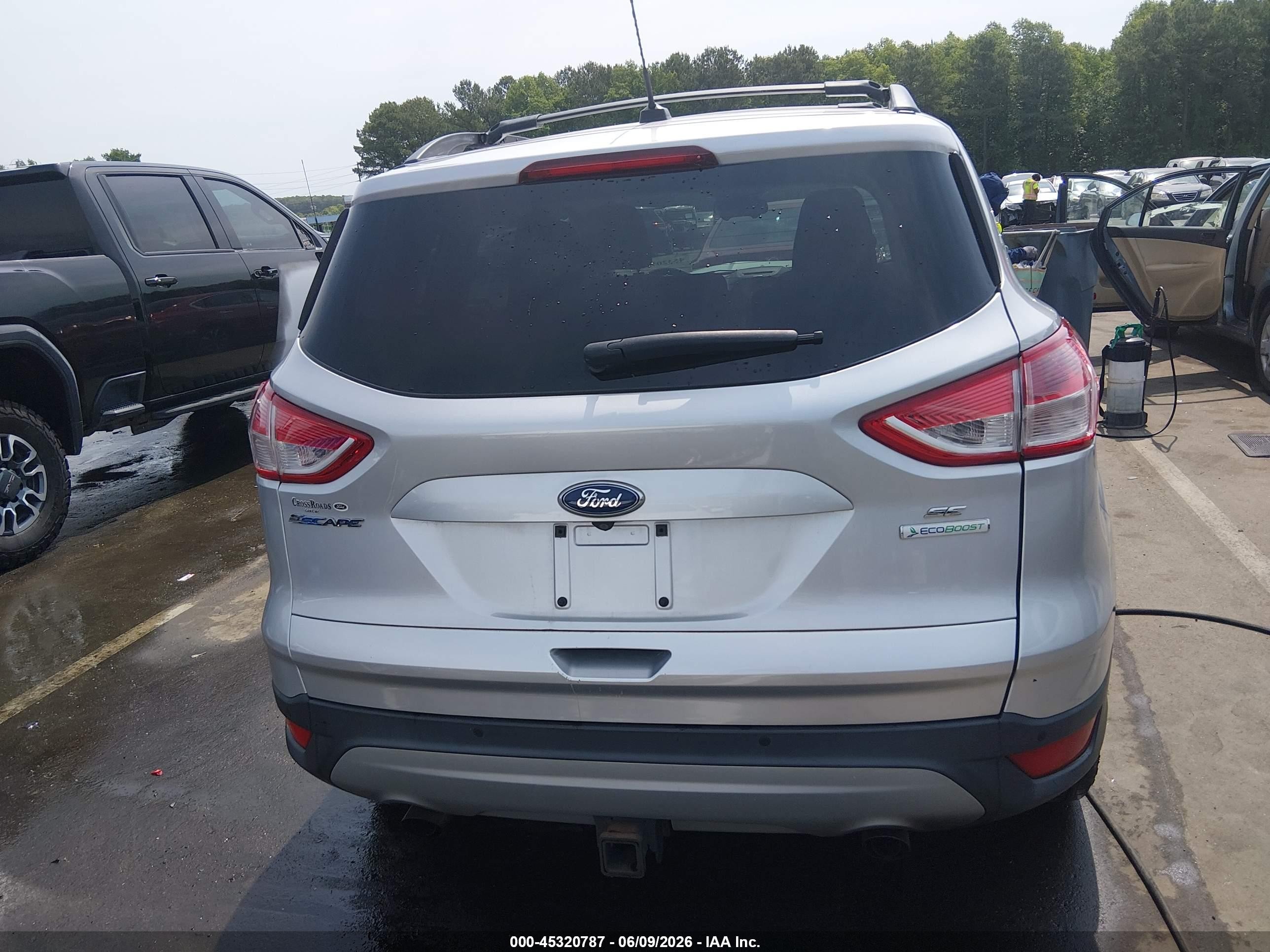 2015 Ford Escape Se Silver vin: 1FMCU0G97FUA36271