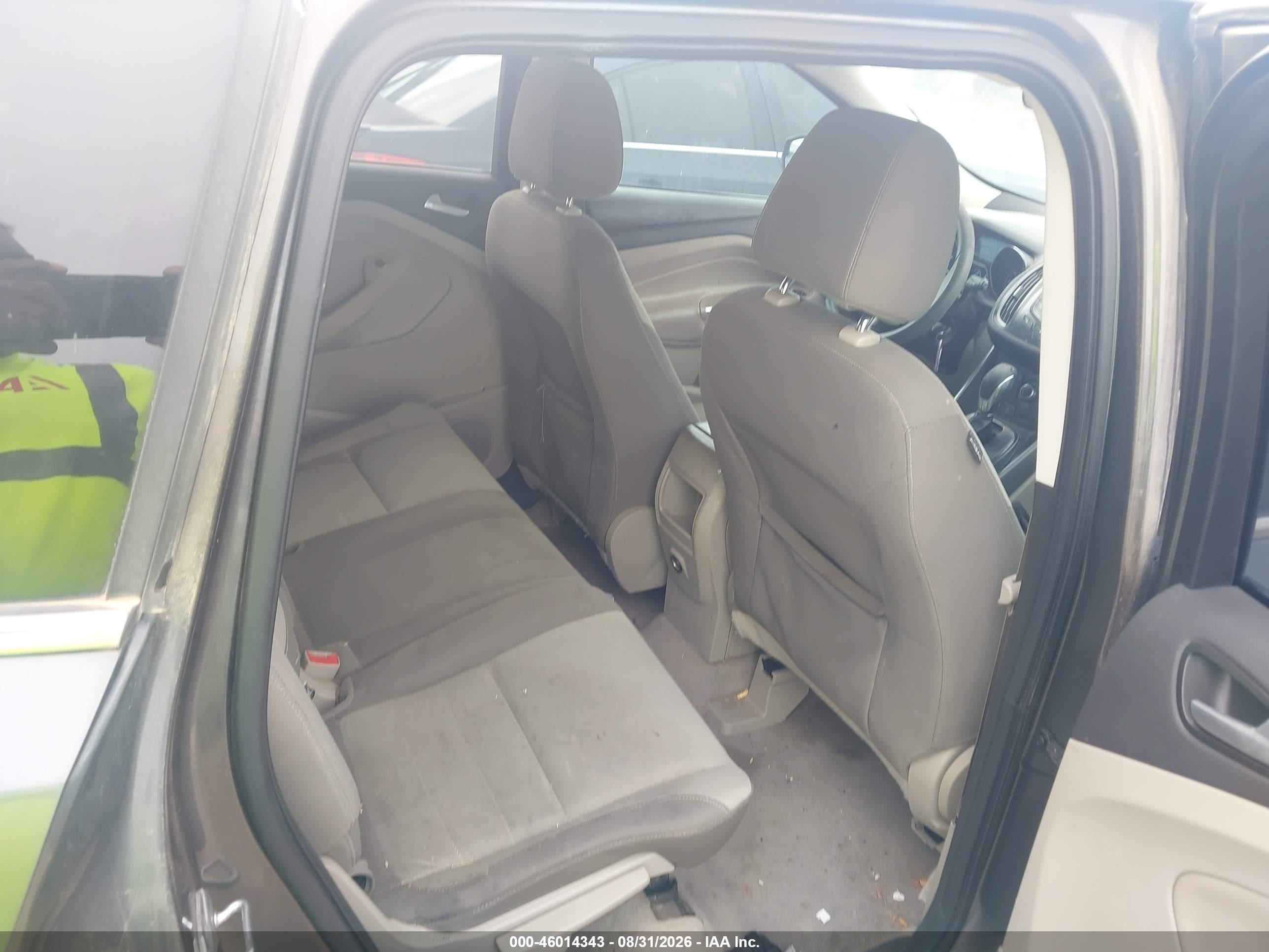 2015 Ford Escape Se Gray vin: 1FMCU0G97FUA65365