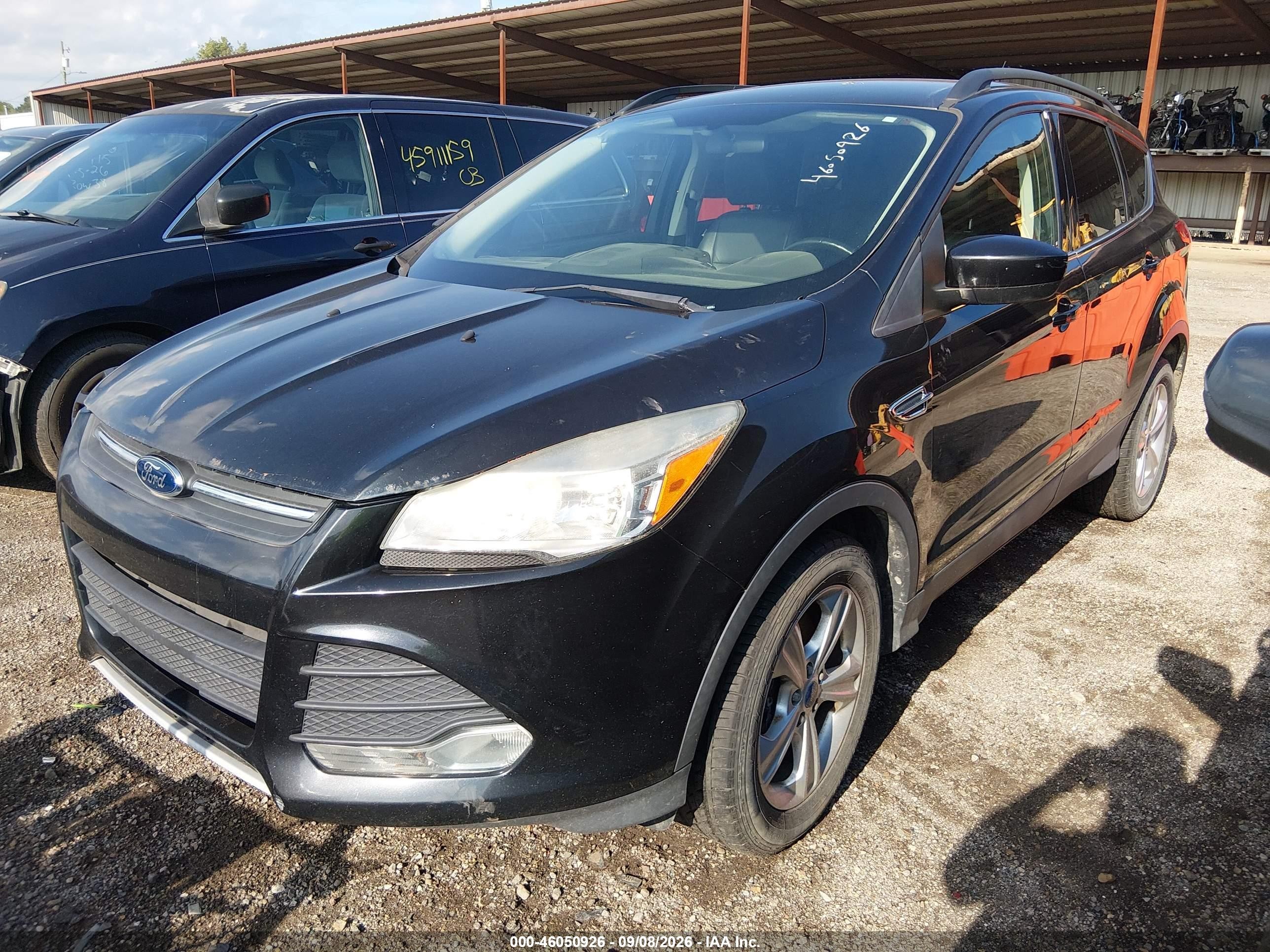2015 Ford Escape Se Black vin: 1FMCU0G97FUB75431
