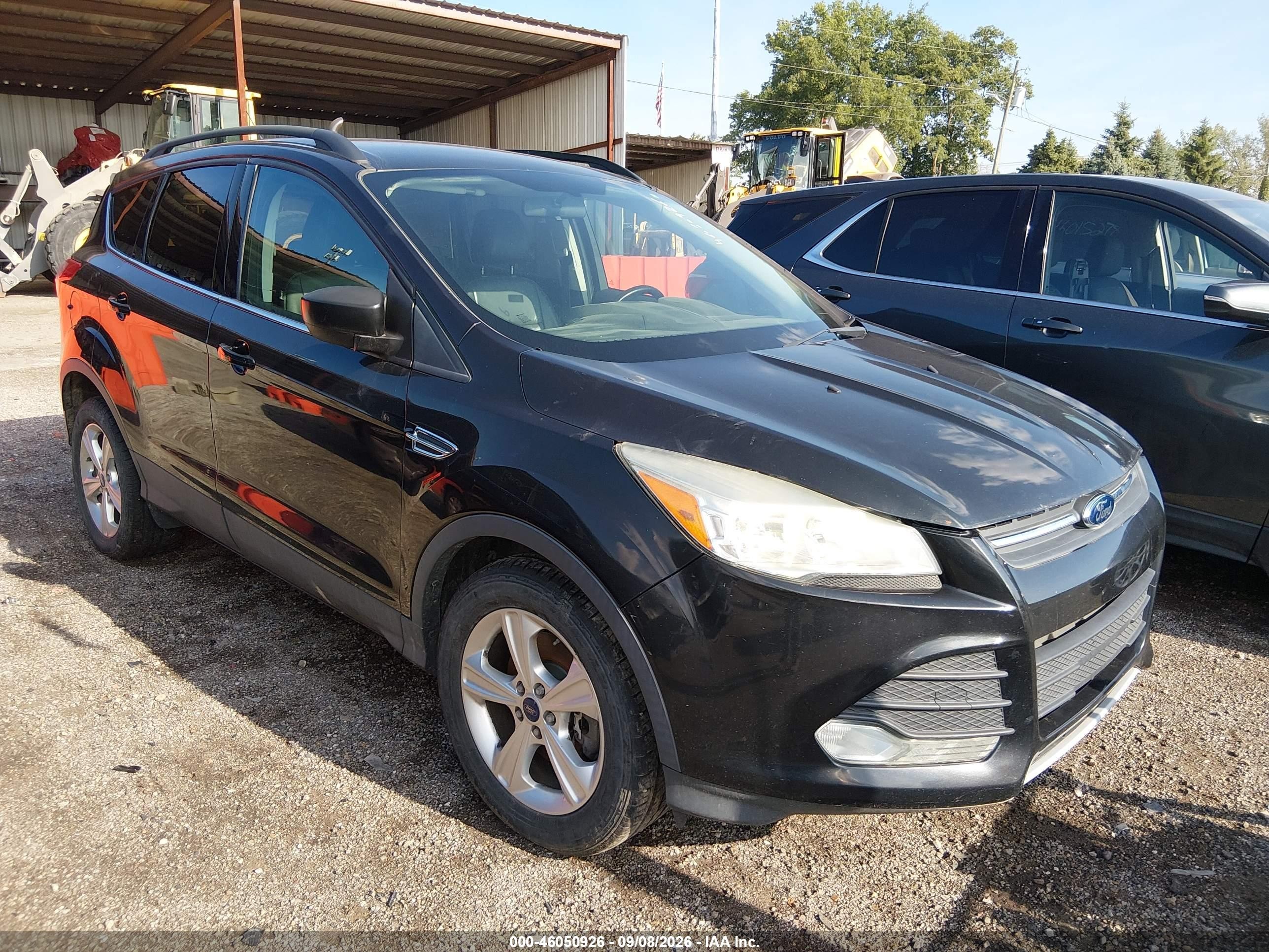 2015 Ford Escape Se Black vin: 1FMCU0G97FUB75431