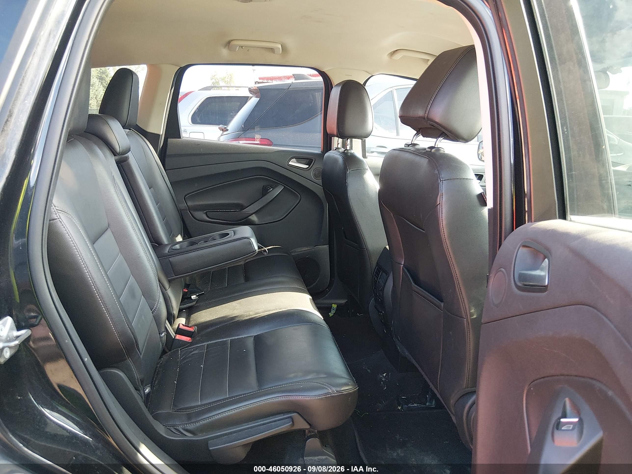 2015 Ford Escape Se Black vin: 1FMCU0G97FUB75431