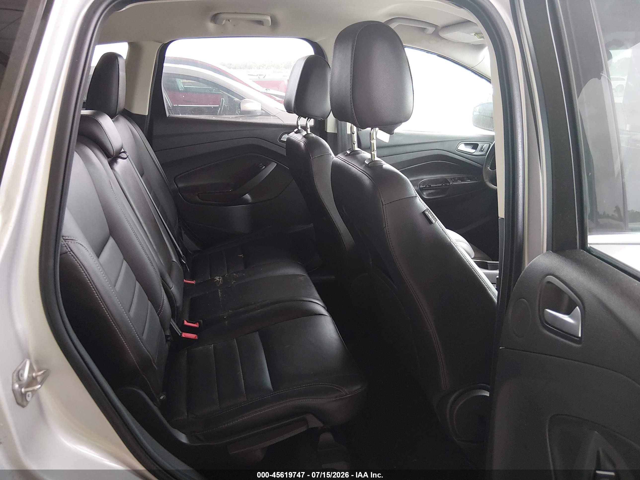 2015 Ford Escape Se Silver vin: 1FMCU0G97FUC62021