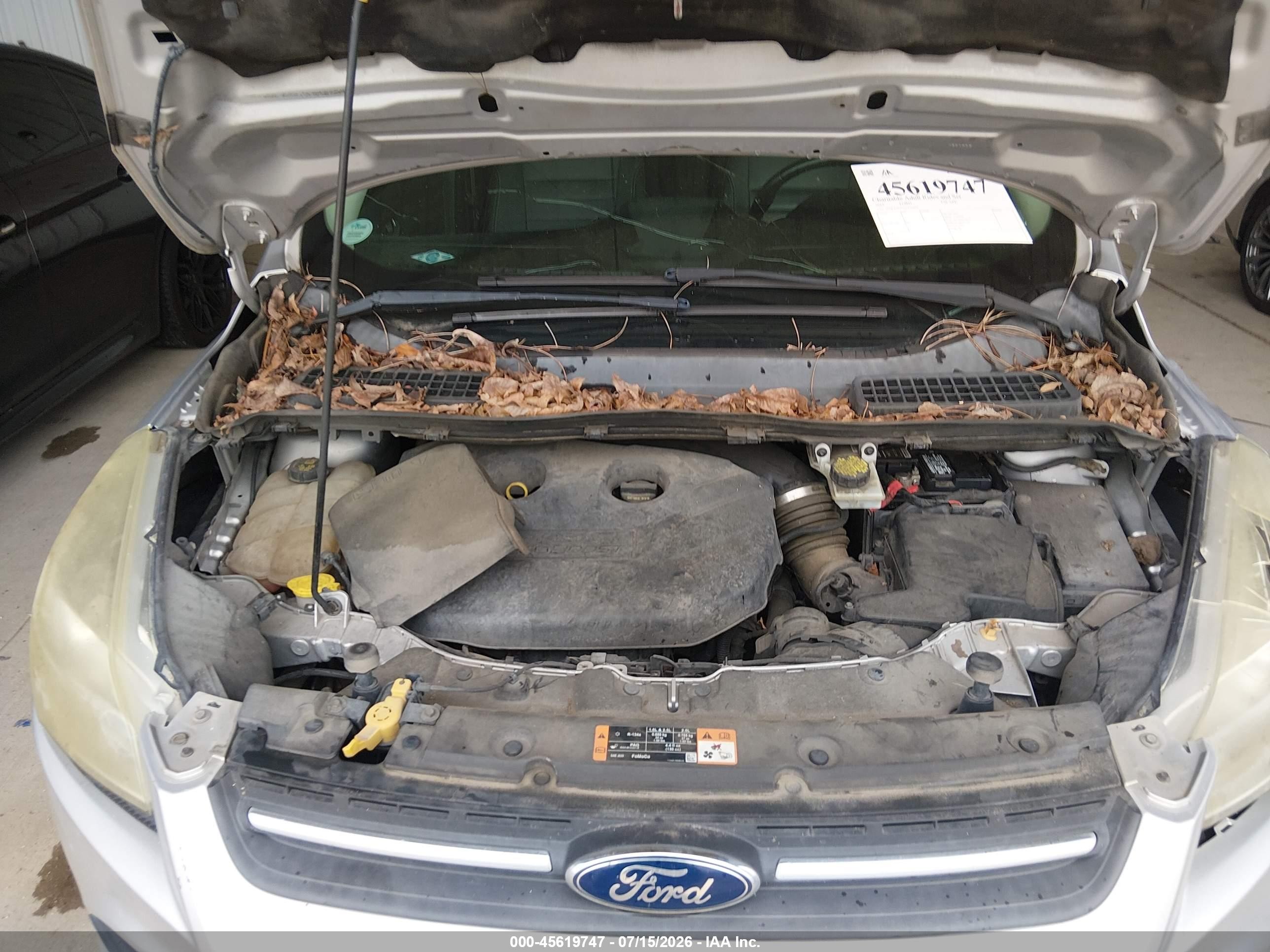 2015 Ford Escape Se Silver vin: 1FMCU0G97FUC62021