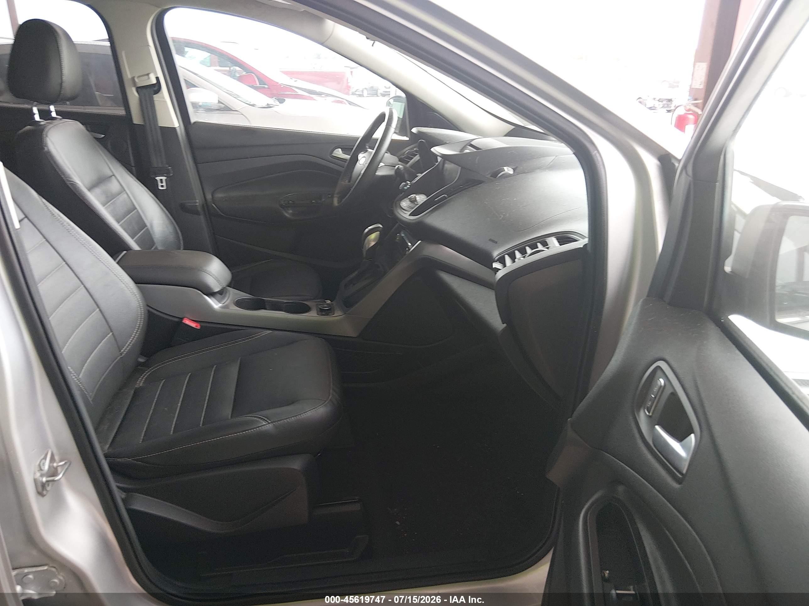 2015 Ford Escape Se Silver vin: 1FMCU0G97FUC62021
