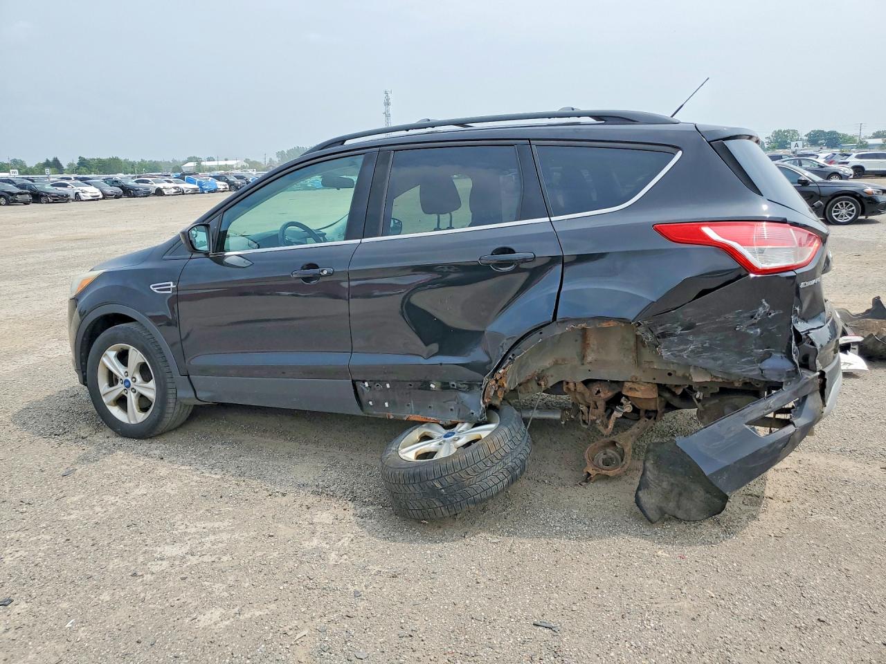 2013 Ford Escape Se Black vin: 1FMCU0G98DUA88845