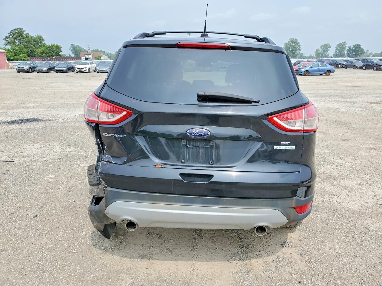 2013 Ford Escape Se Black vin: 1FMCU0G98DUA88845