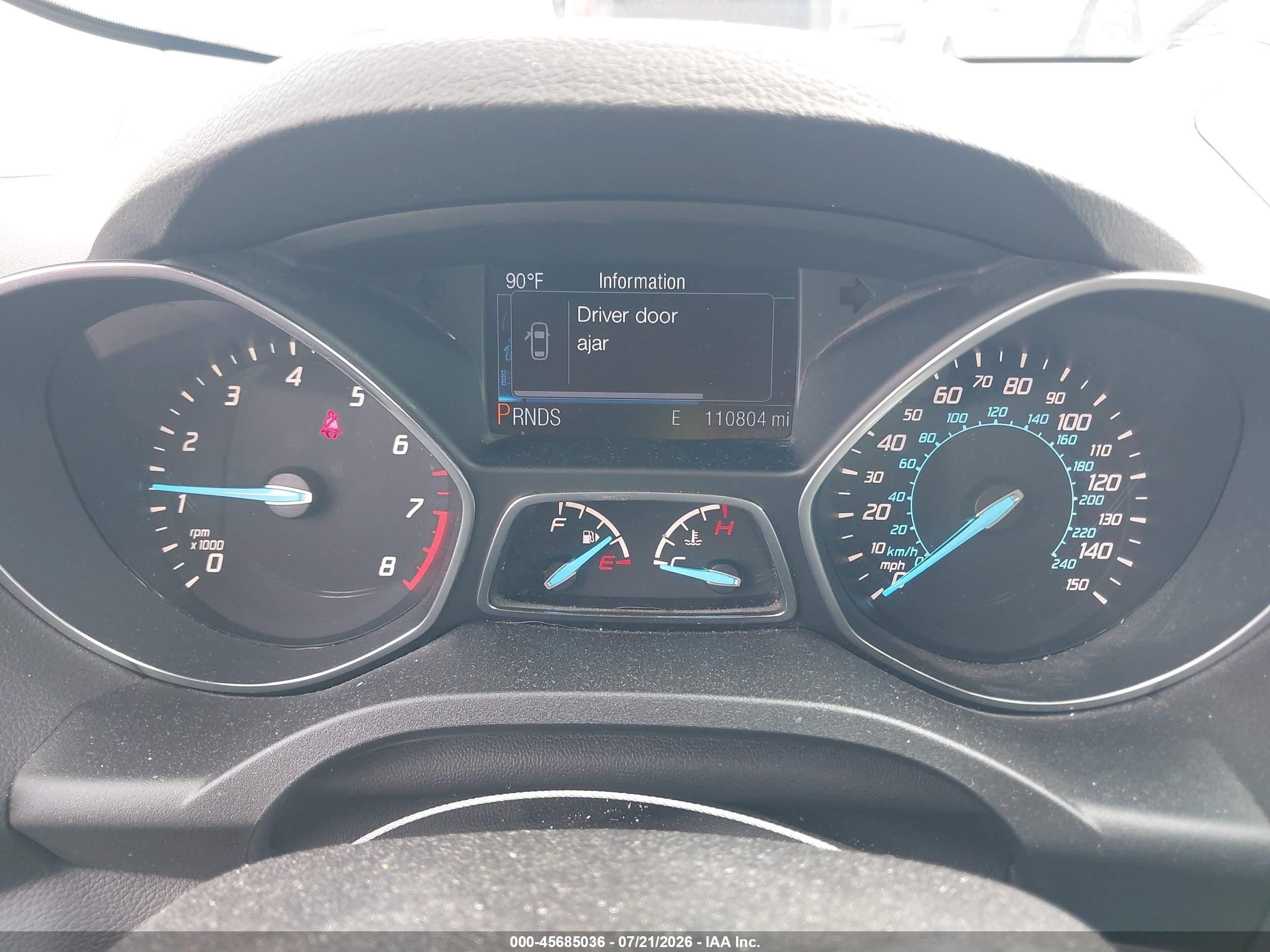 2013 Ford Escape Se White vin: 1FMCU0G98DUC35827
