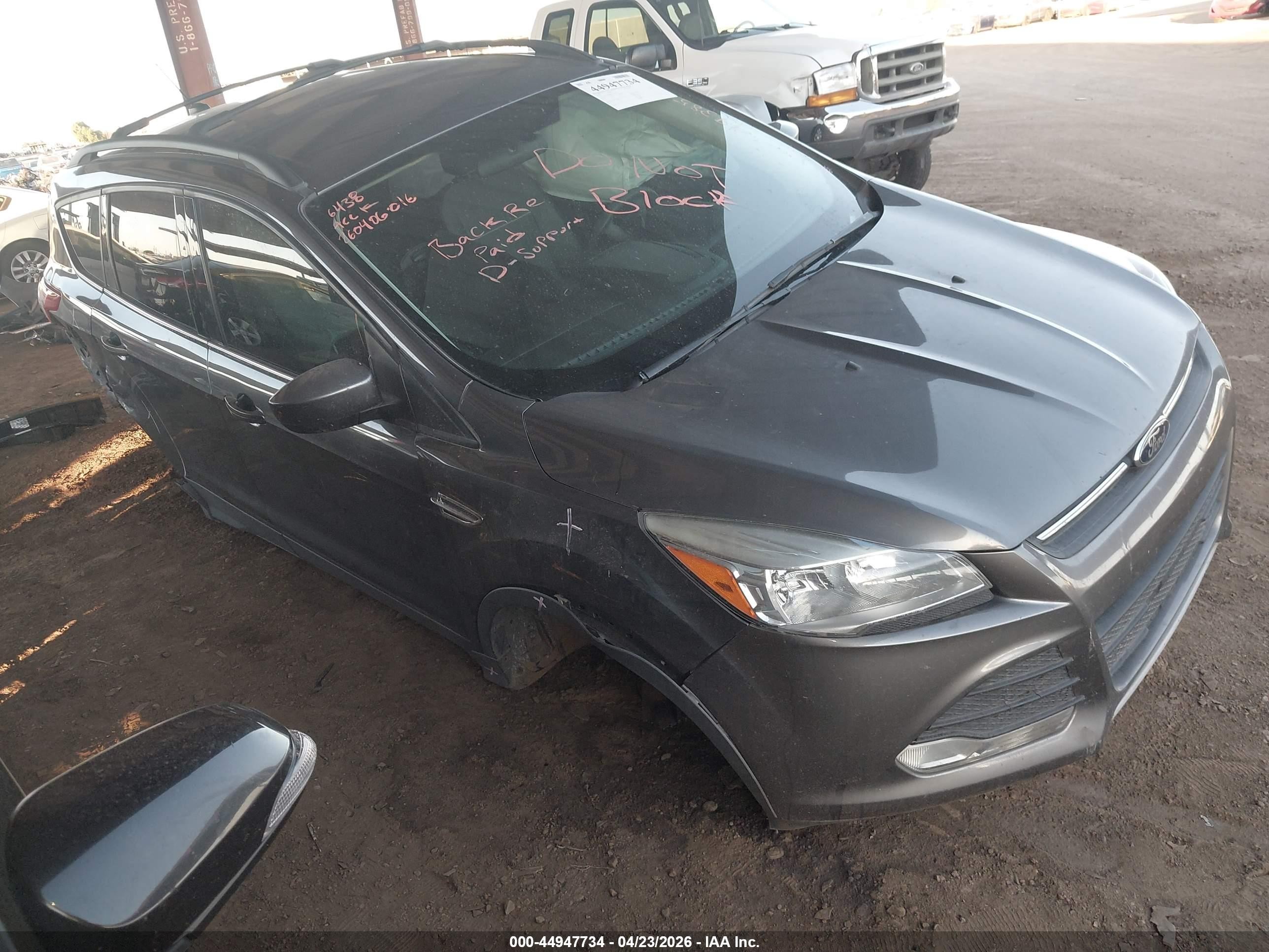 2013 Ford Escape Se Серый vin: 1FMCU0G98DUC46438