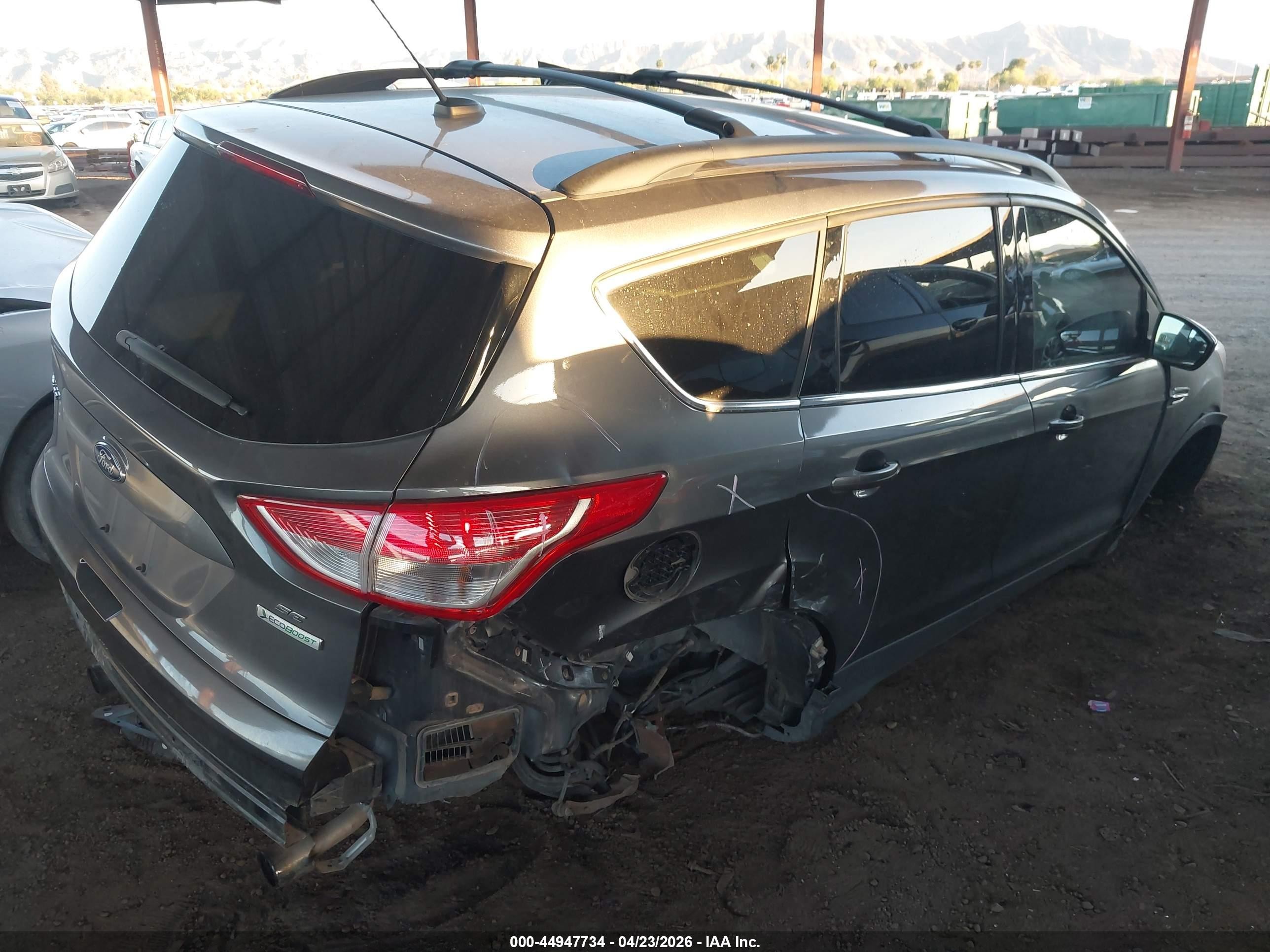 2013 Ford Escape Se Серый vin: 1FMCU0G98DUC46438