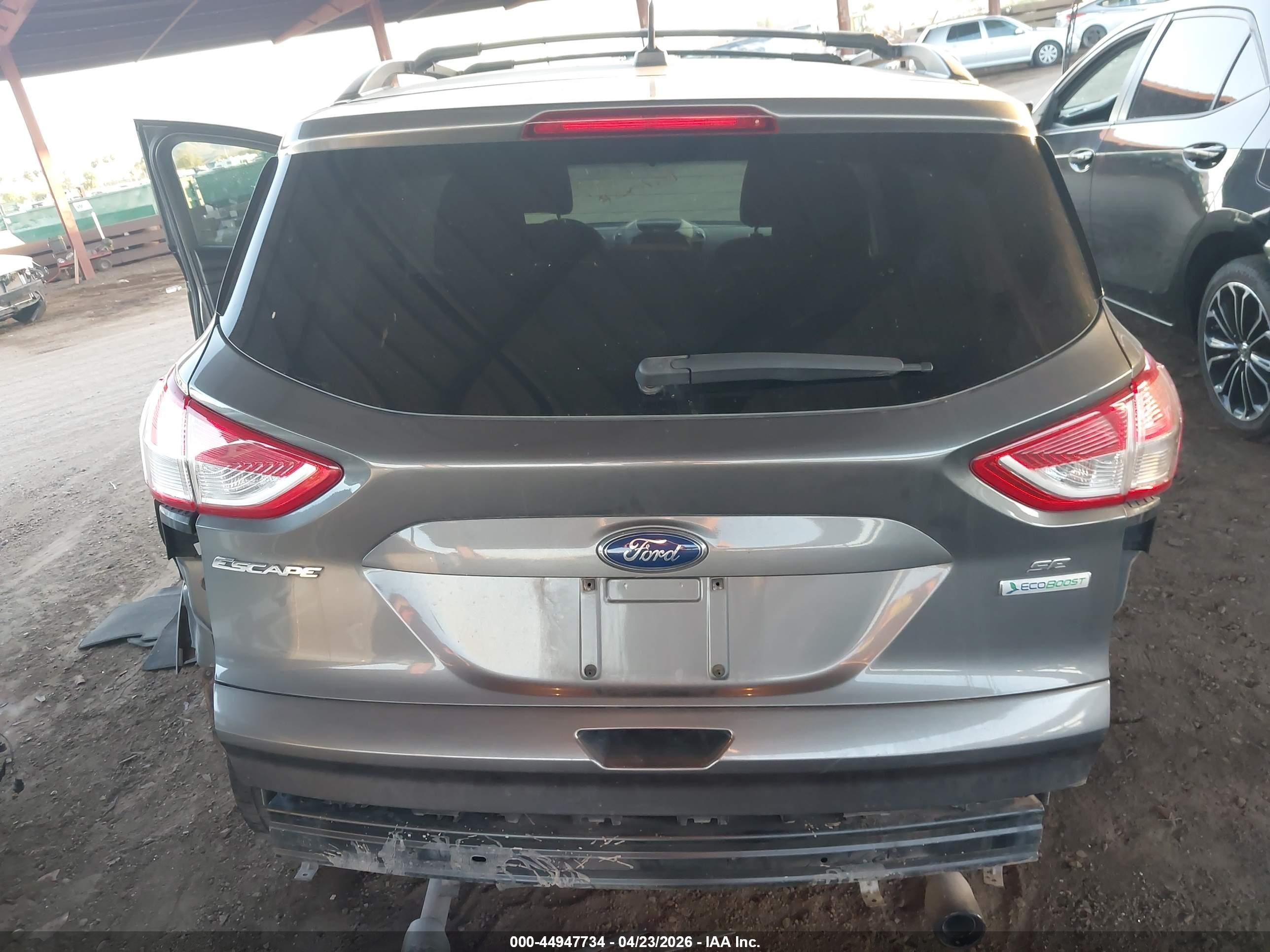 2013 Ford Escape Se Серый vin: 1FMCU0G98DUC46438