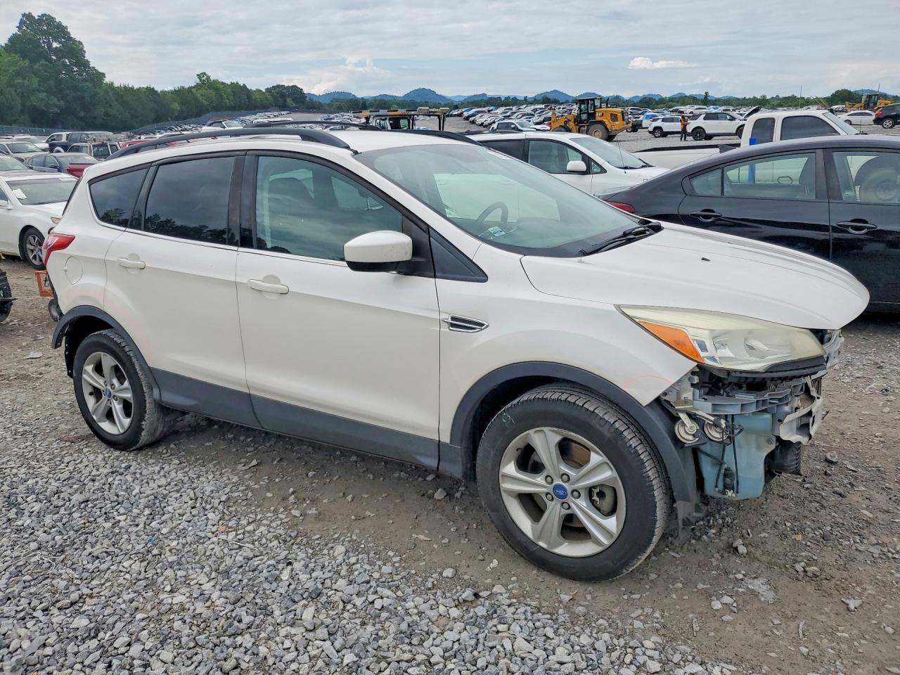 2013 Ford Escape Se White vin: 1FMCU0G98DUC99267