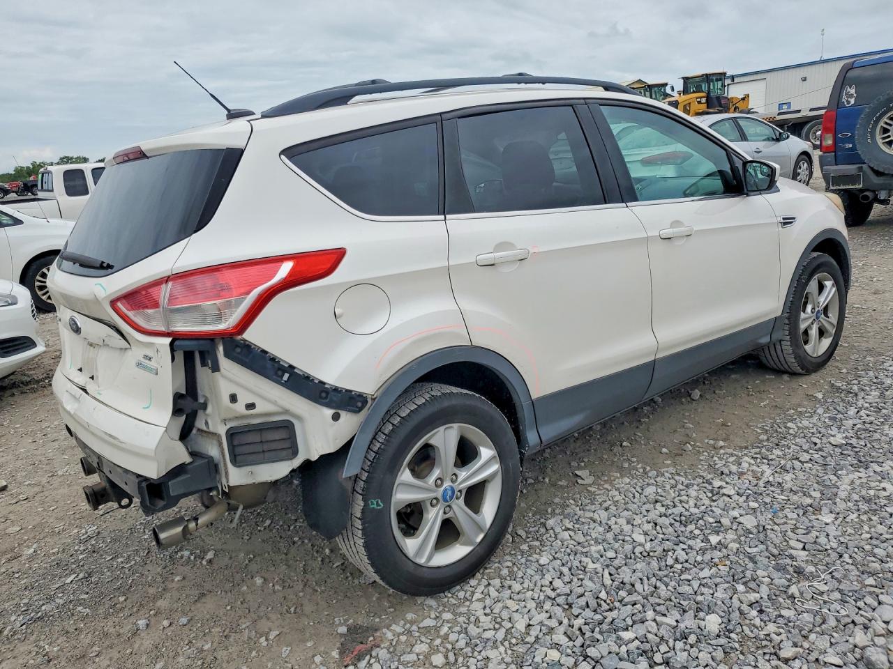 2013 Ford Escape Se White vin: 1FMCU0G98DUC99267