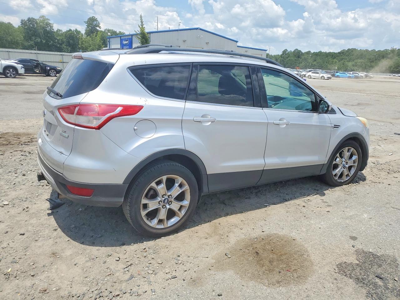2013 Ford Escape Se Silver vin: 1FMCU0G98DUC99351
