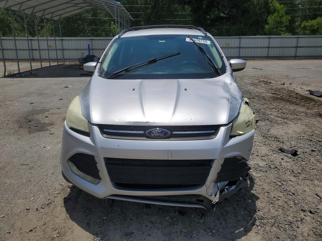 2013 Ford Escape Se Silver vin: 1FMCU0G98DUC99351
