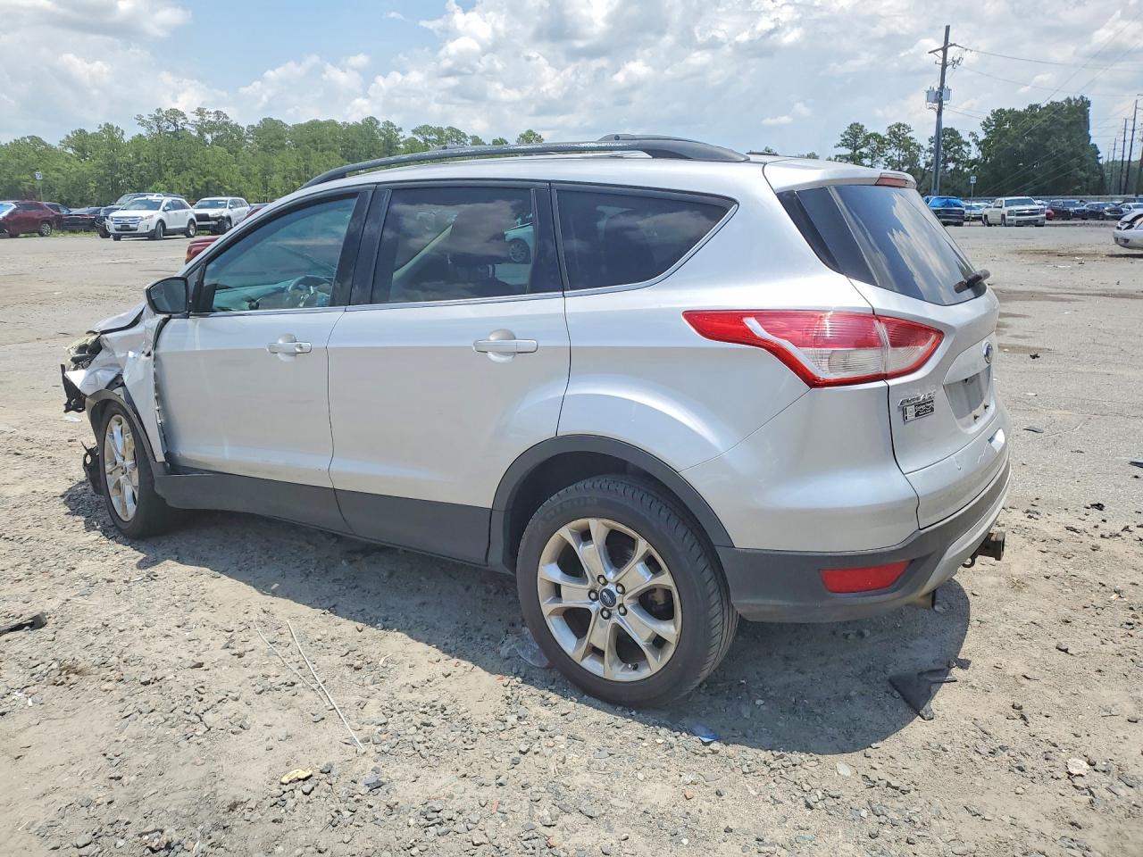 2013 Ford Escape Se Silver vin: 1FMCU0G98DUC99351