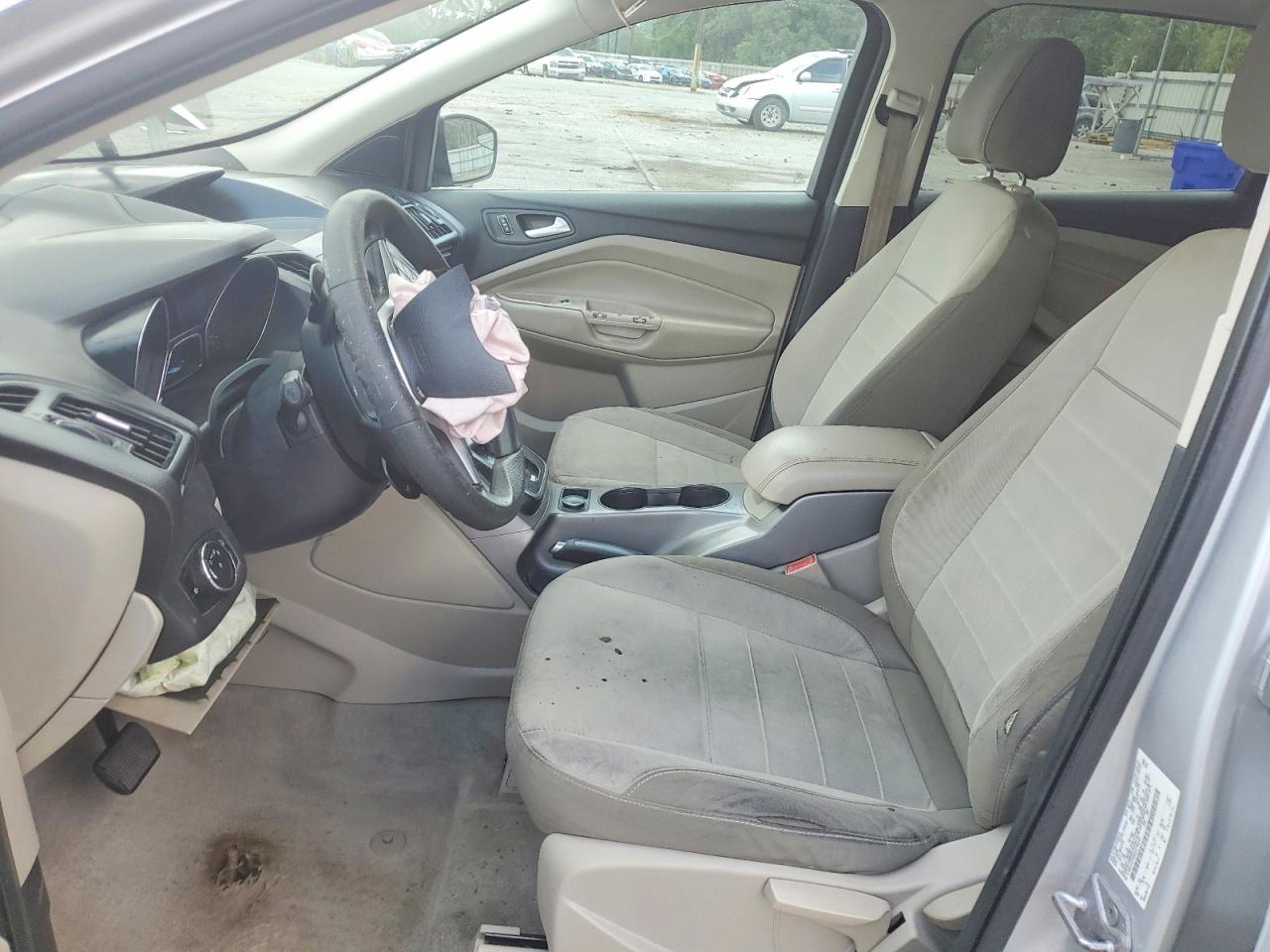 2013 Ford Escape Se Silver vin: 1FMCU0G98DUC99351