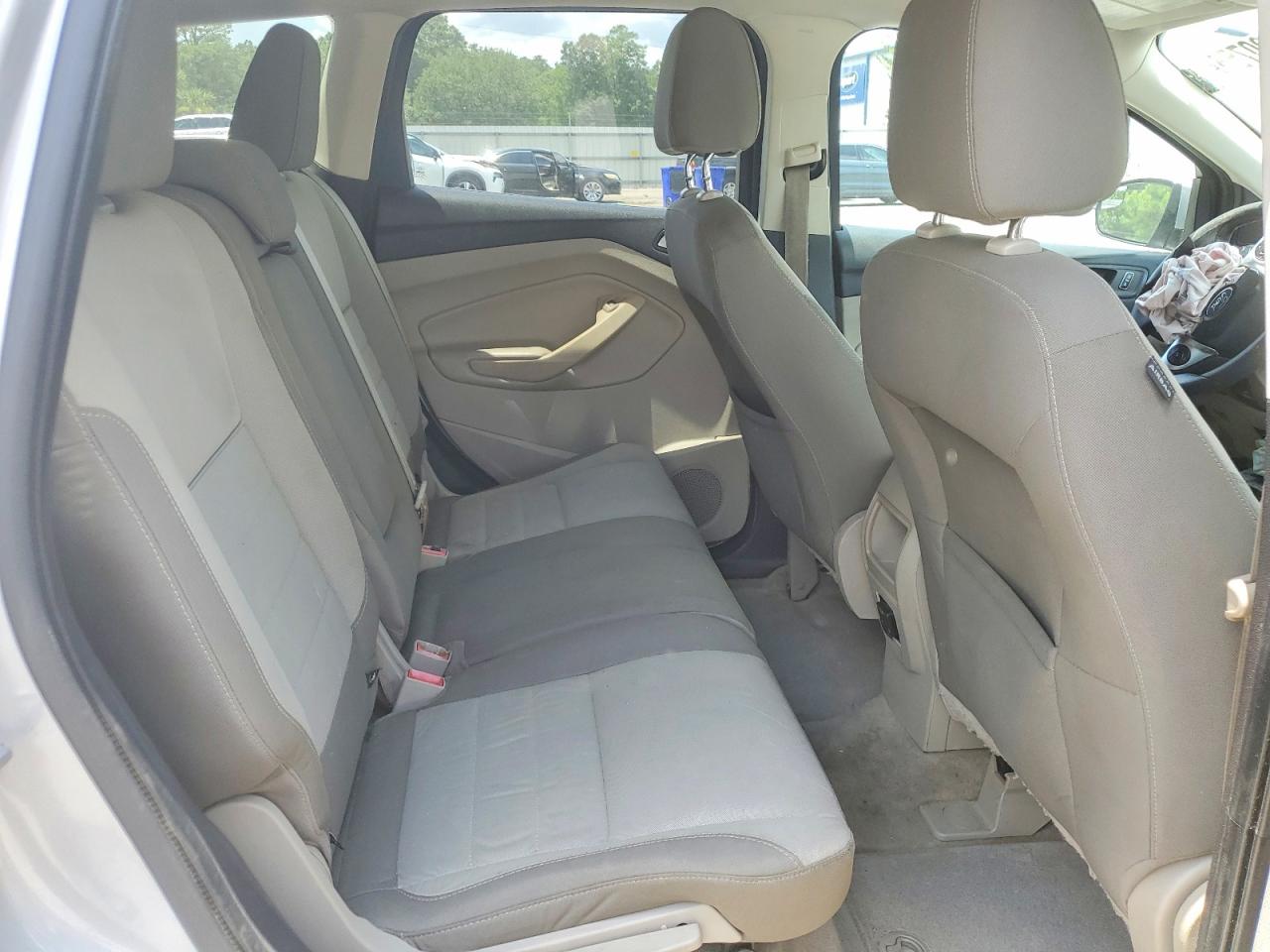 2013 Ford Escape Se Silver vin: 1FMCU0G98DUC99351