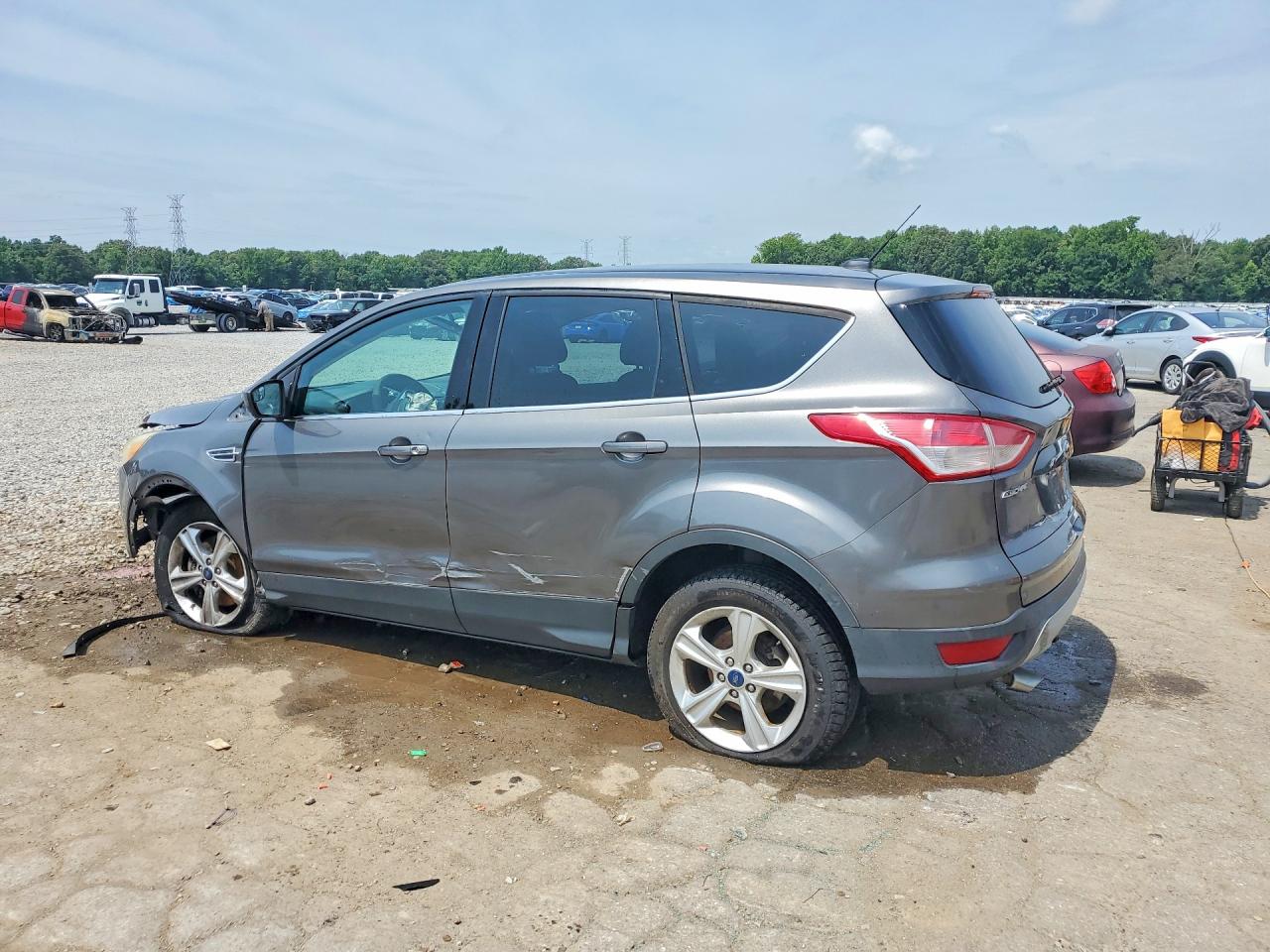 2014 Ford Escape Se Gray vin: 1FMCU0G98EUA54843