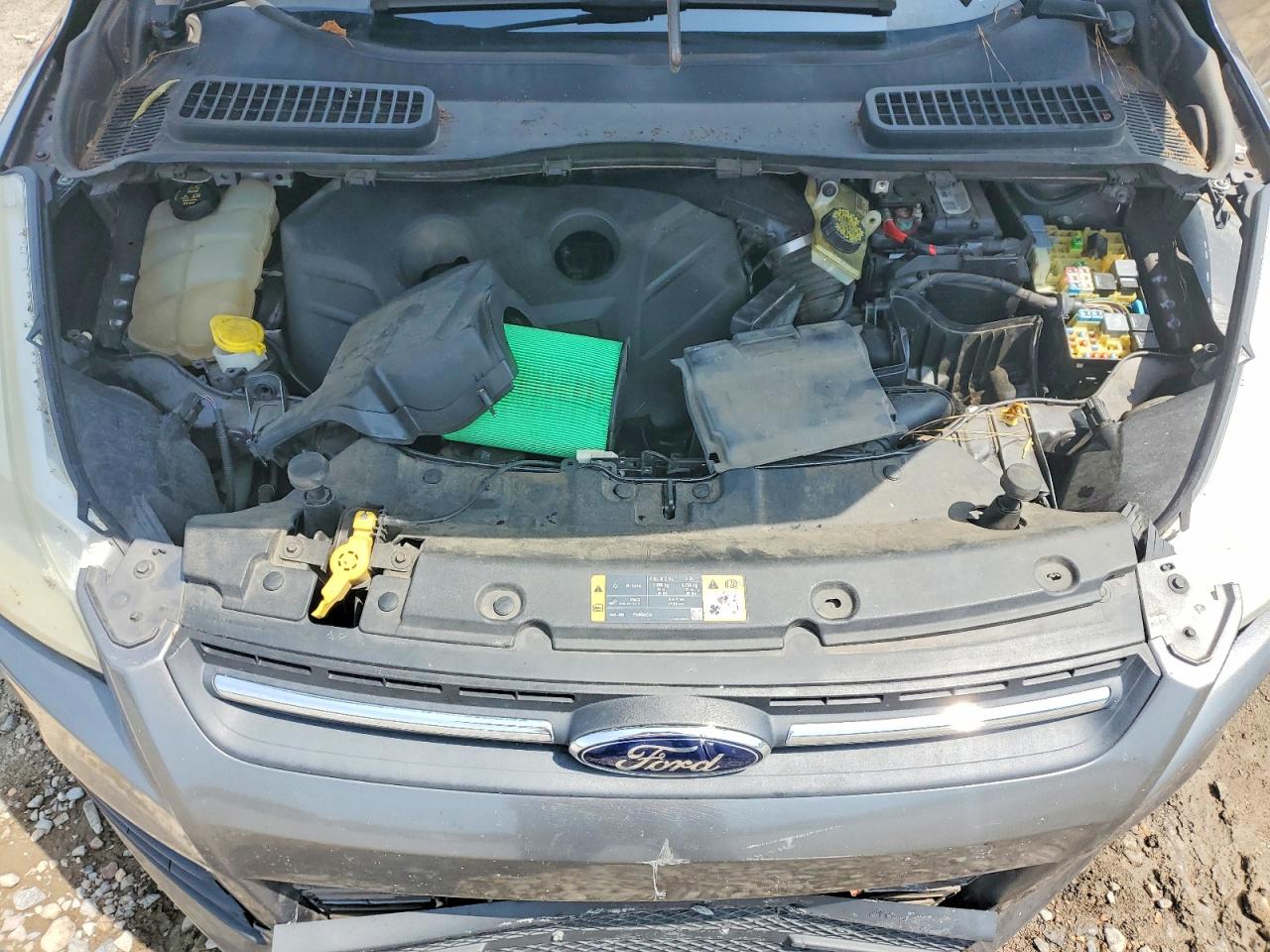 2014 Ford Escape Se Gray vin: 1FMCU0G98EUA54843