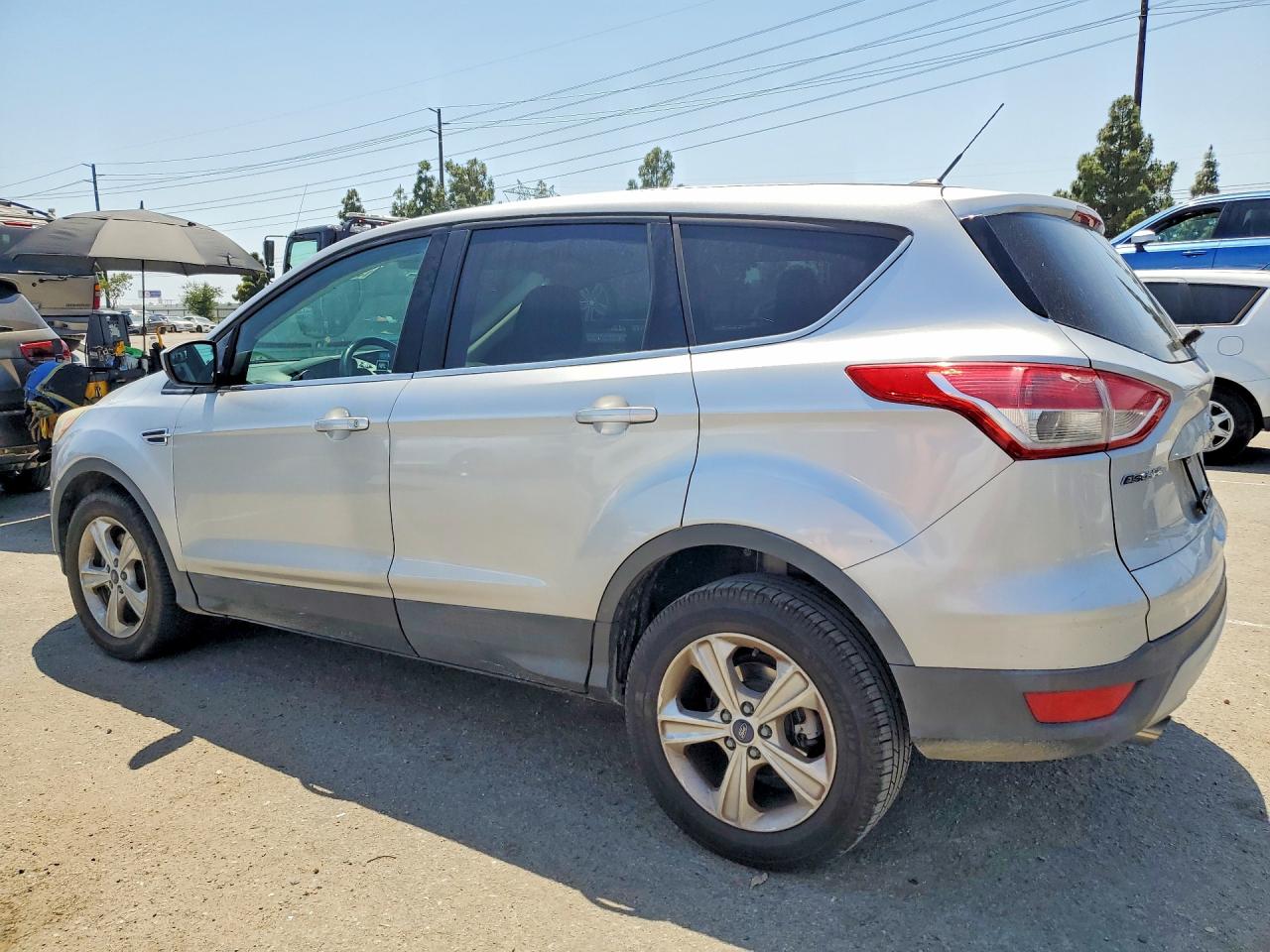 2014 Ford Escape Se Silver vin: 1FMCU0G98EUA70928