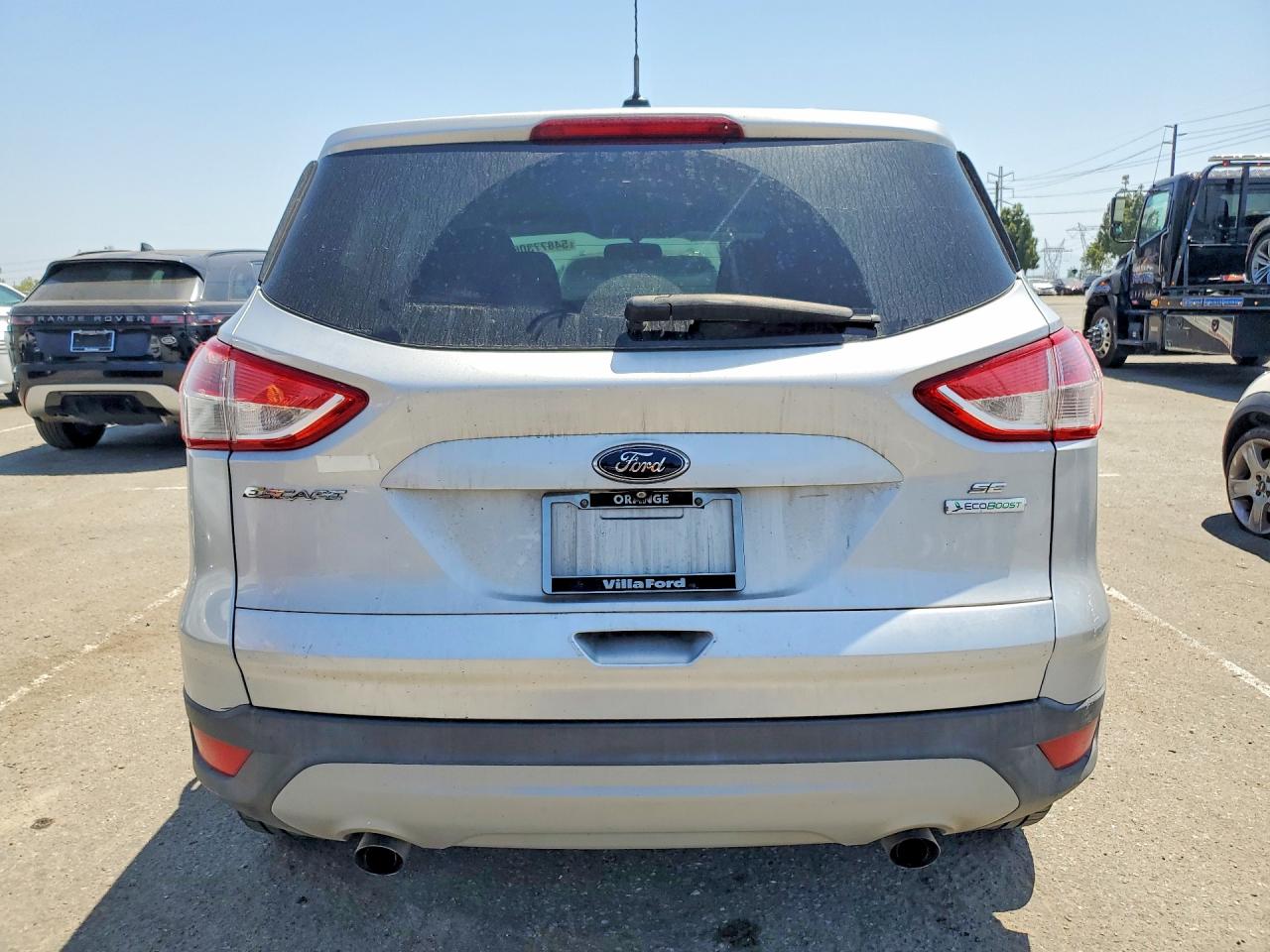2014 Ford Escape Se Silver vin: 1FMCU0G98EUA70928