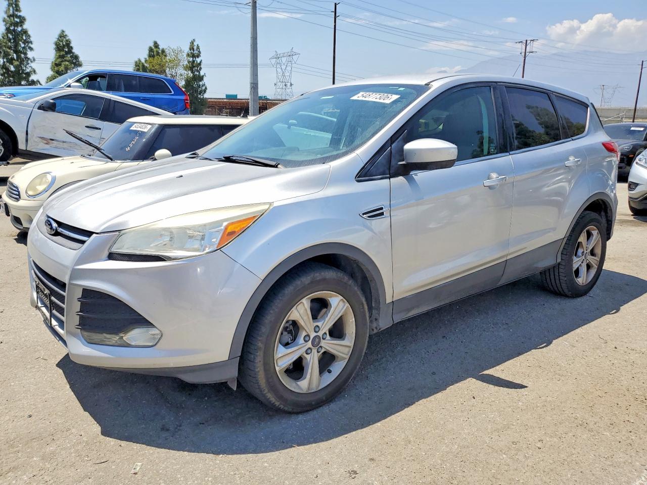 2014 Ford Escape Se Silver vin: 1FMCU0G98EUA70928