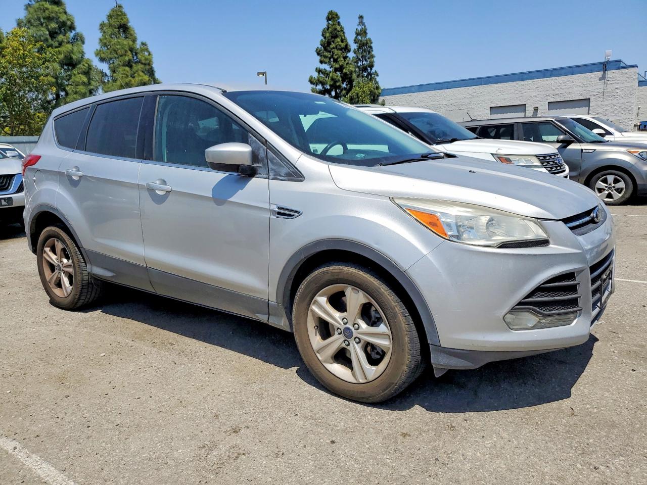 2014 Ford Escape Se Silver vin: 1FMCU0G98EUA70928