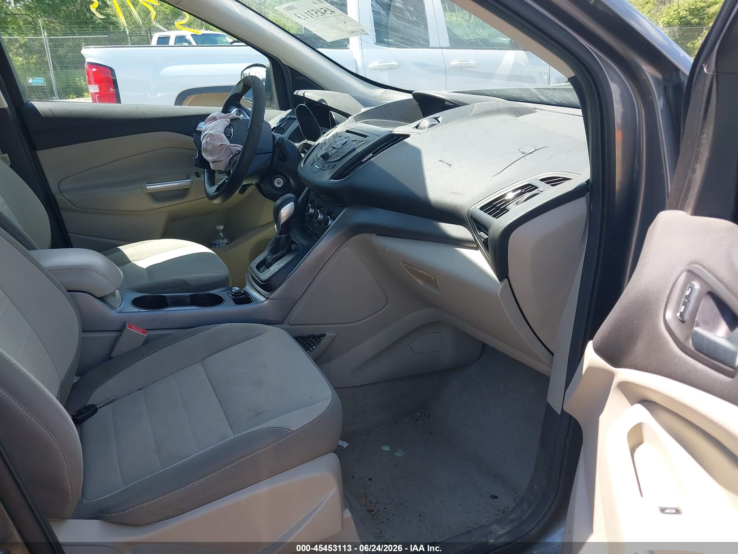 2014 Ford Escape Se Серый vin: 1FMCU0G98EUD73174