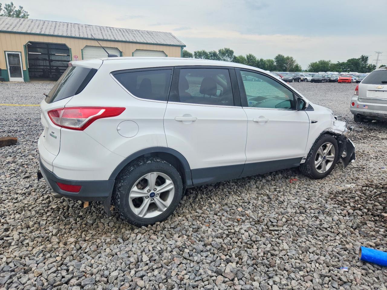 2014 Ford Escape Se White vin: 1FMCU0G98EUE24527