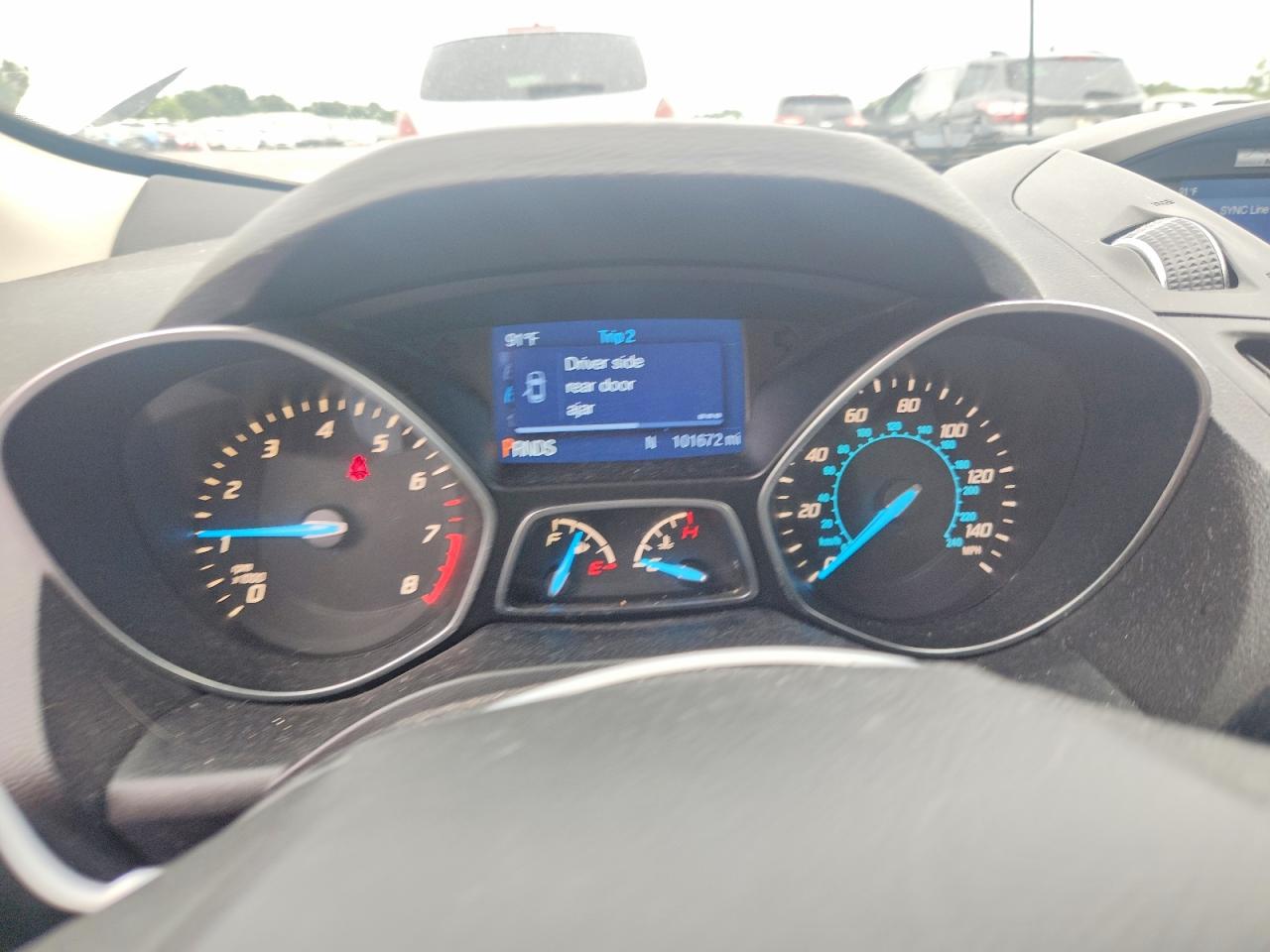 2014 Ford Escape Se White vin: 1FMCU0G98EUE24527