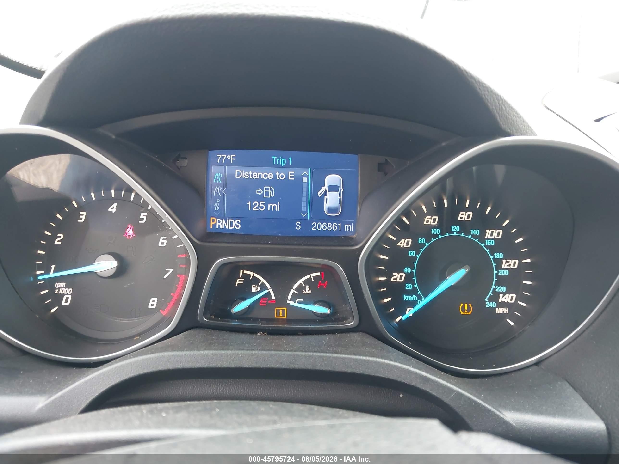 2014 Ford Escape Se Gray vin: 1FMCU0G98EUE41084