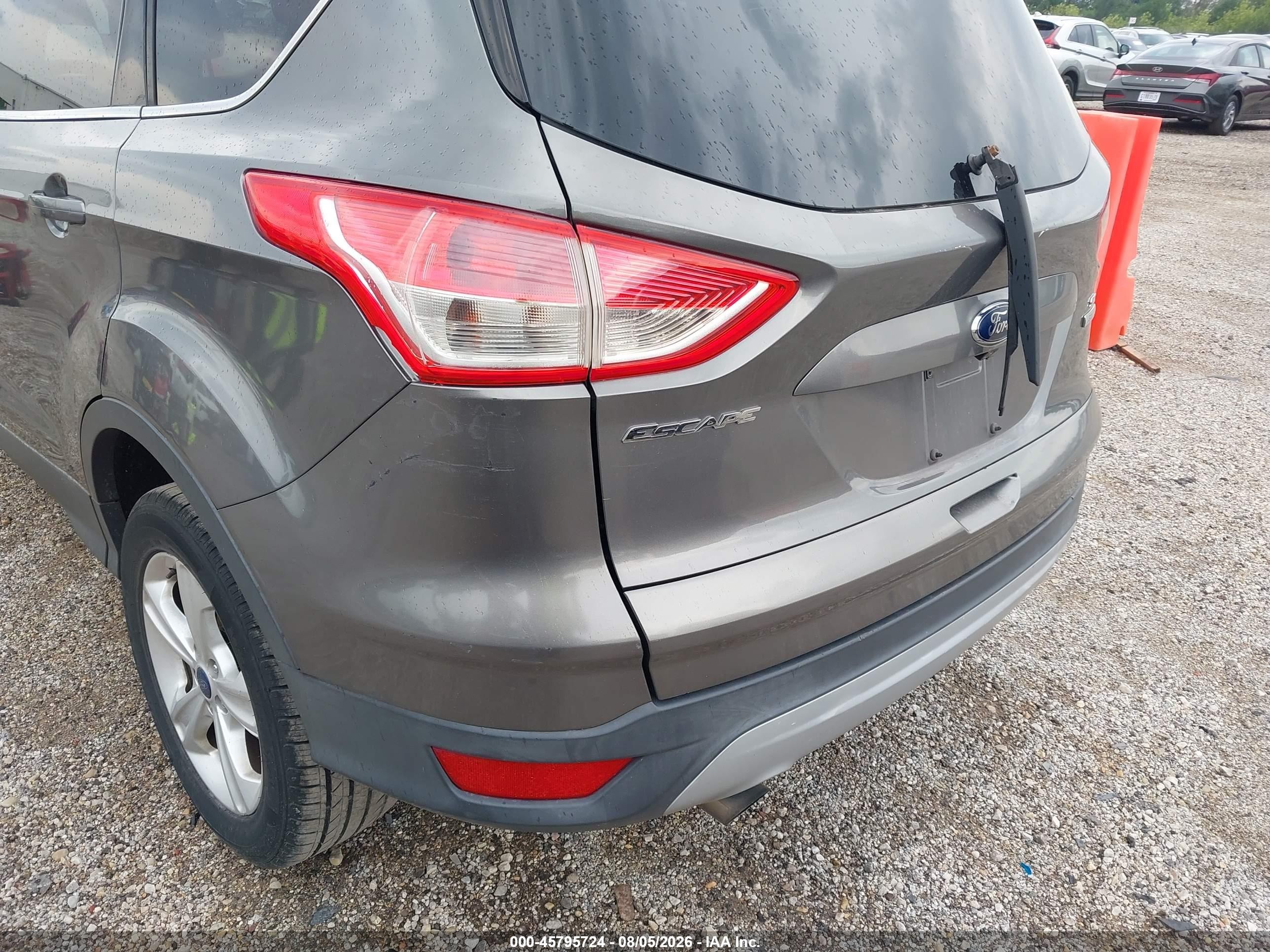 2014 Ford Escape Se Gray vin: 1FMCU0G98EUE41084