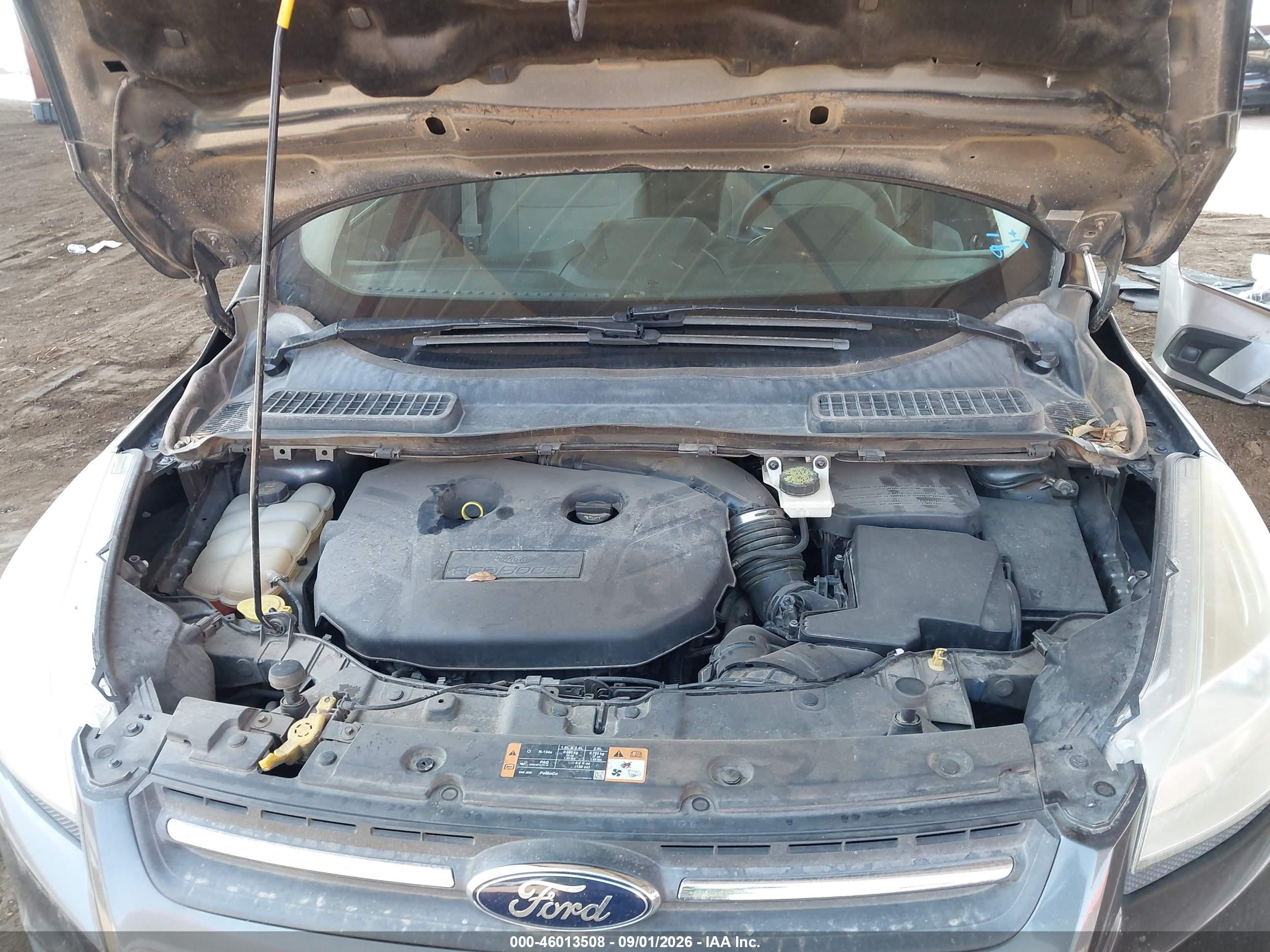 2015 Ford Escape Se Серый vin: 1FMCU0G98FUA43844
