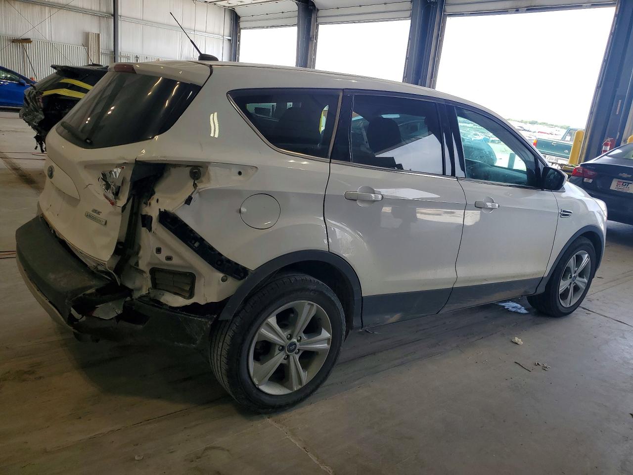 2015 Ford Escape Se White vin: 1FMCU0G98FUA80702