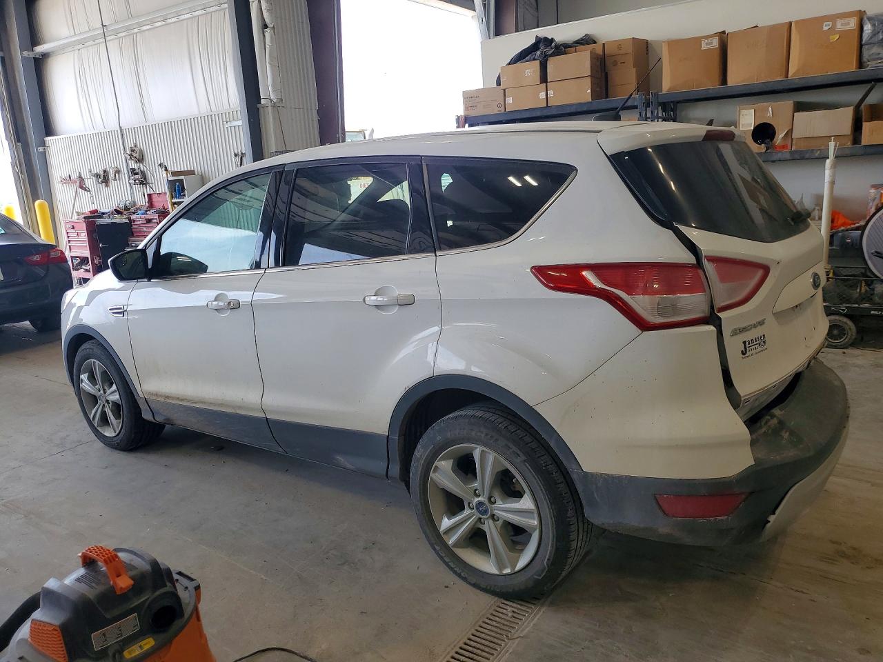 2015 Ford Escape Se White vin: 1FMCU0G98FUA80702