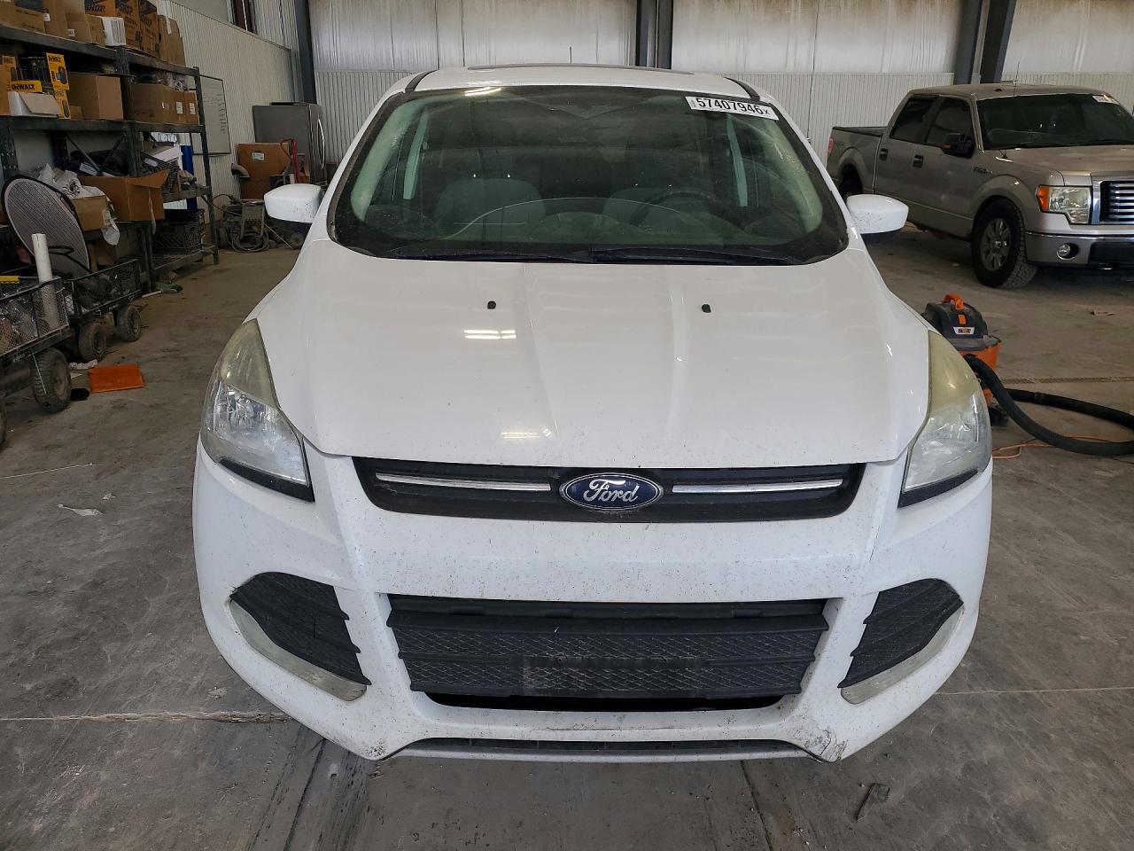 2015 Ford Escape Se White vin: 1FMCU0G98FUA80702