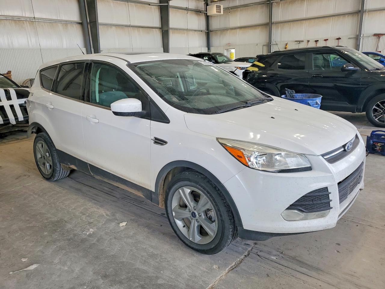 2015 Ford Escape Se White vin: 1FMCU0G98FUA80702