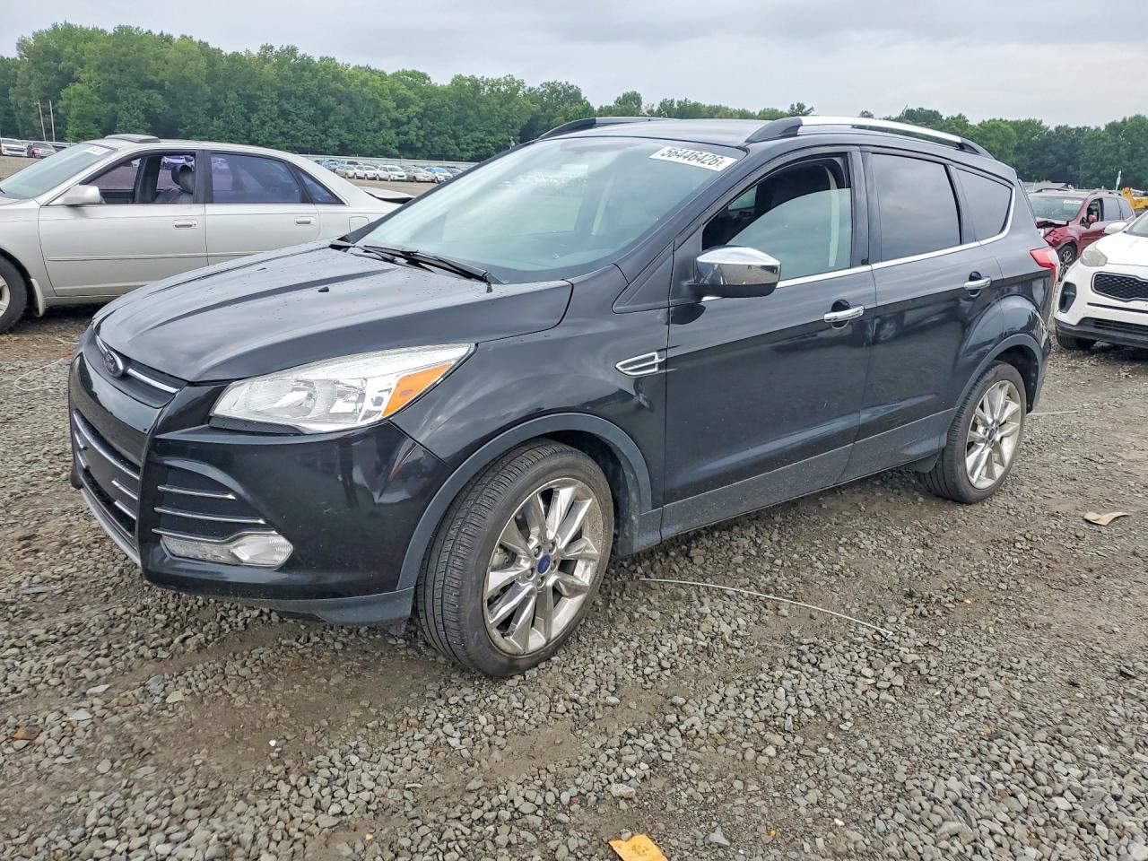 2015 Ford Escape Se Black vin: 1FMCU0G98FUB56371