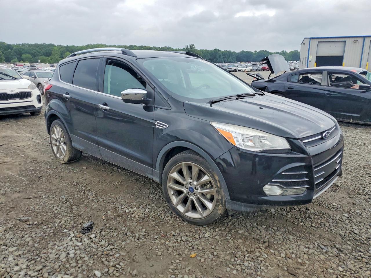 2015 Ford Escape Se Black vin: 1FMCU0G98FUB56371