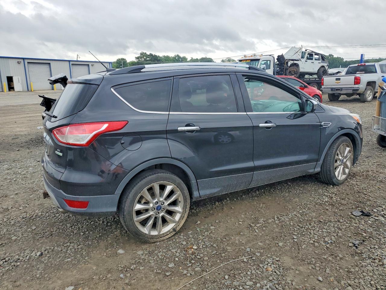 2015 Ford Escape Se Black vin: 1FMCU0G98FUB56371