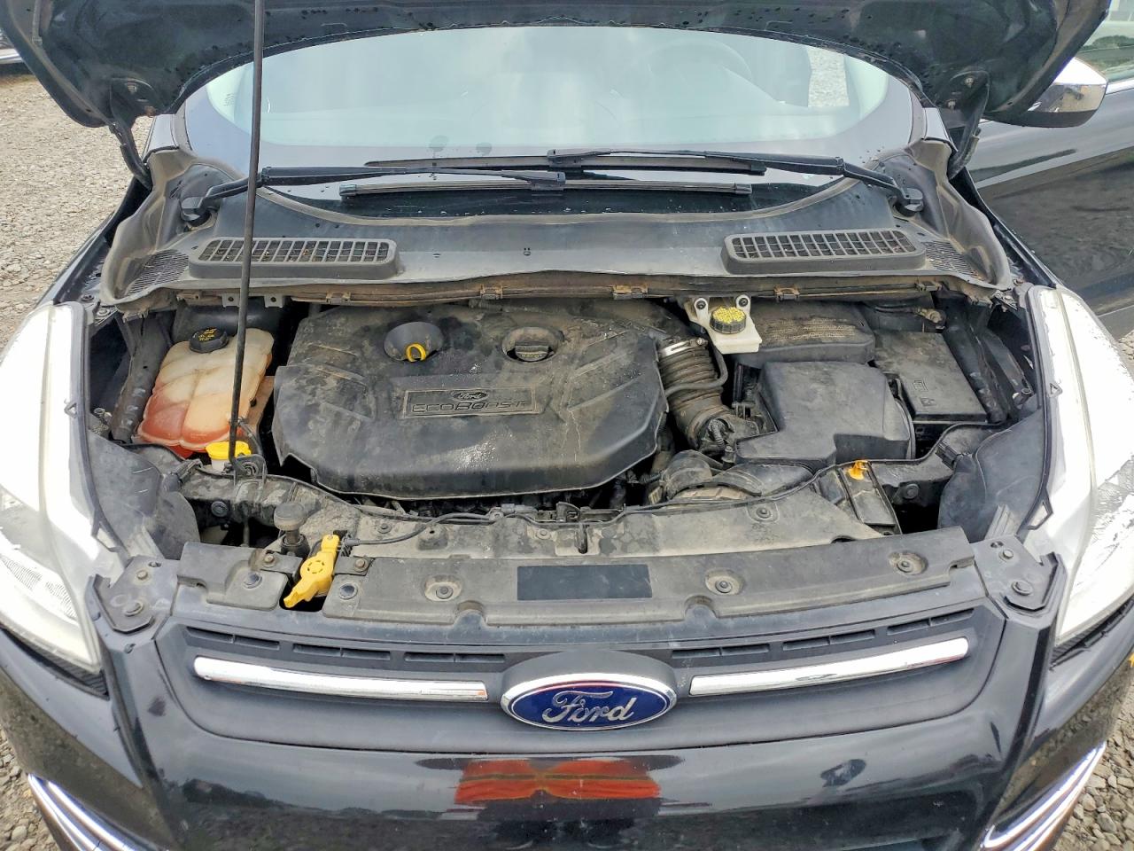 2015 Ford Escape Se Black vin: 1FMCU0G98FUB56371
