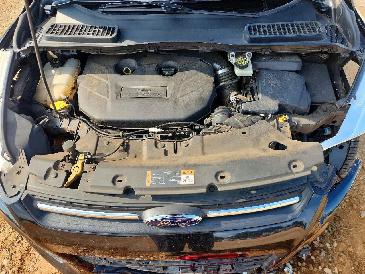 2015 Ford Escape Se Black vin: 1FMCU0G98FUB64308