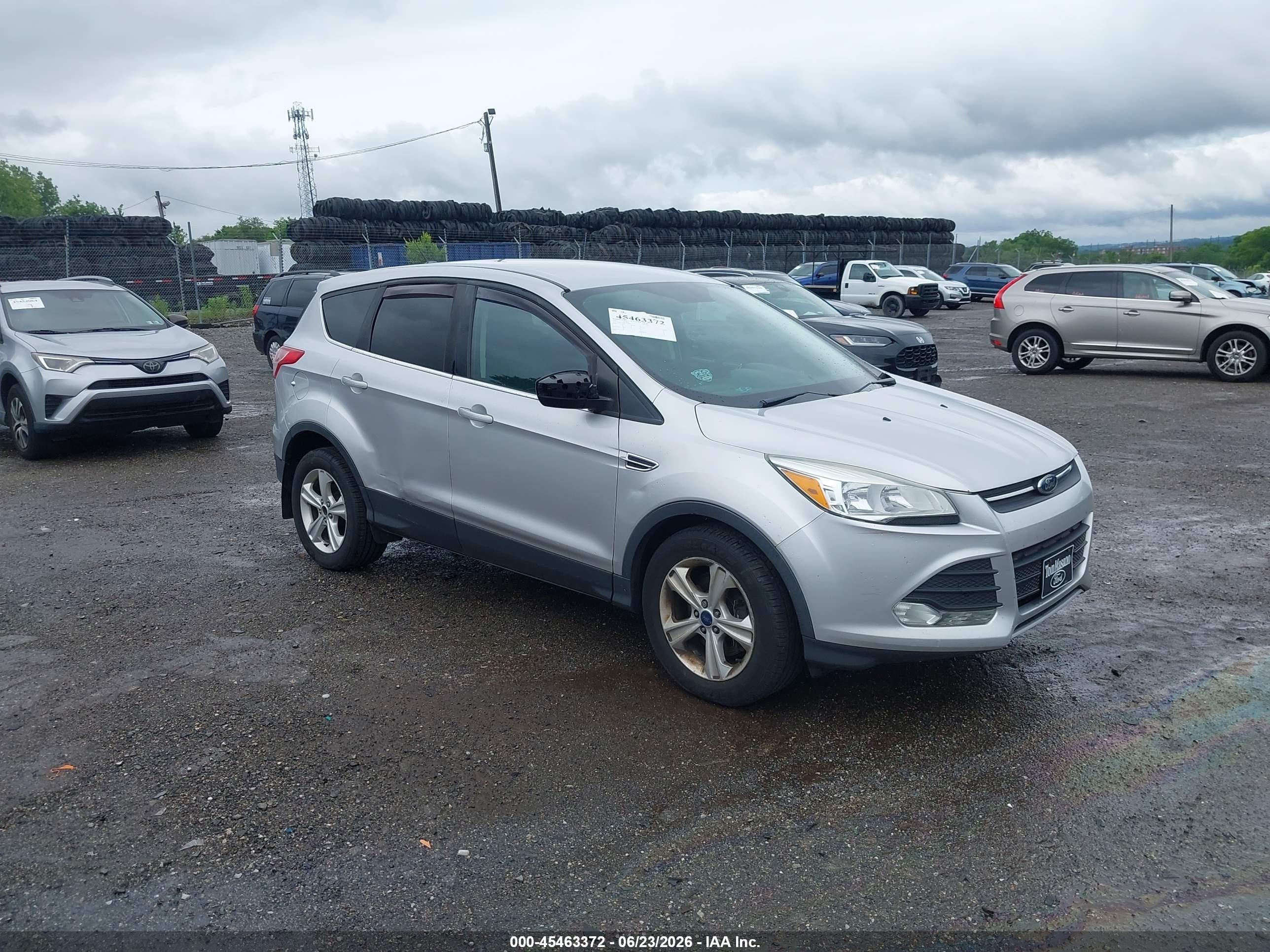 2015 Ford Escape Se Silver vin: 1FMCU0G98FUC54610