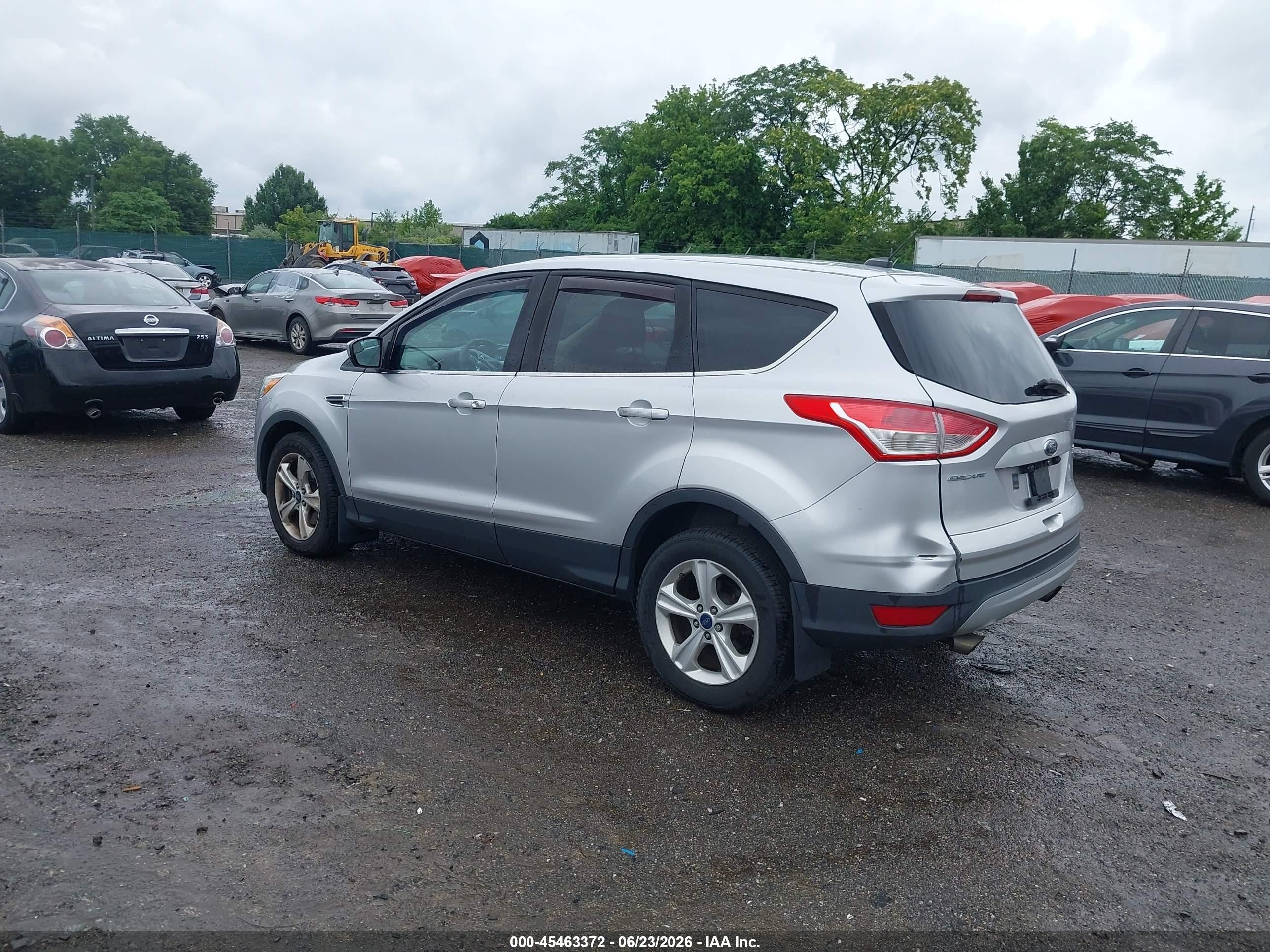 2015 Ford Escape Se Silver vin: 1FMCU0G98FUC54610