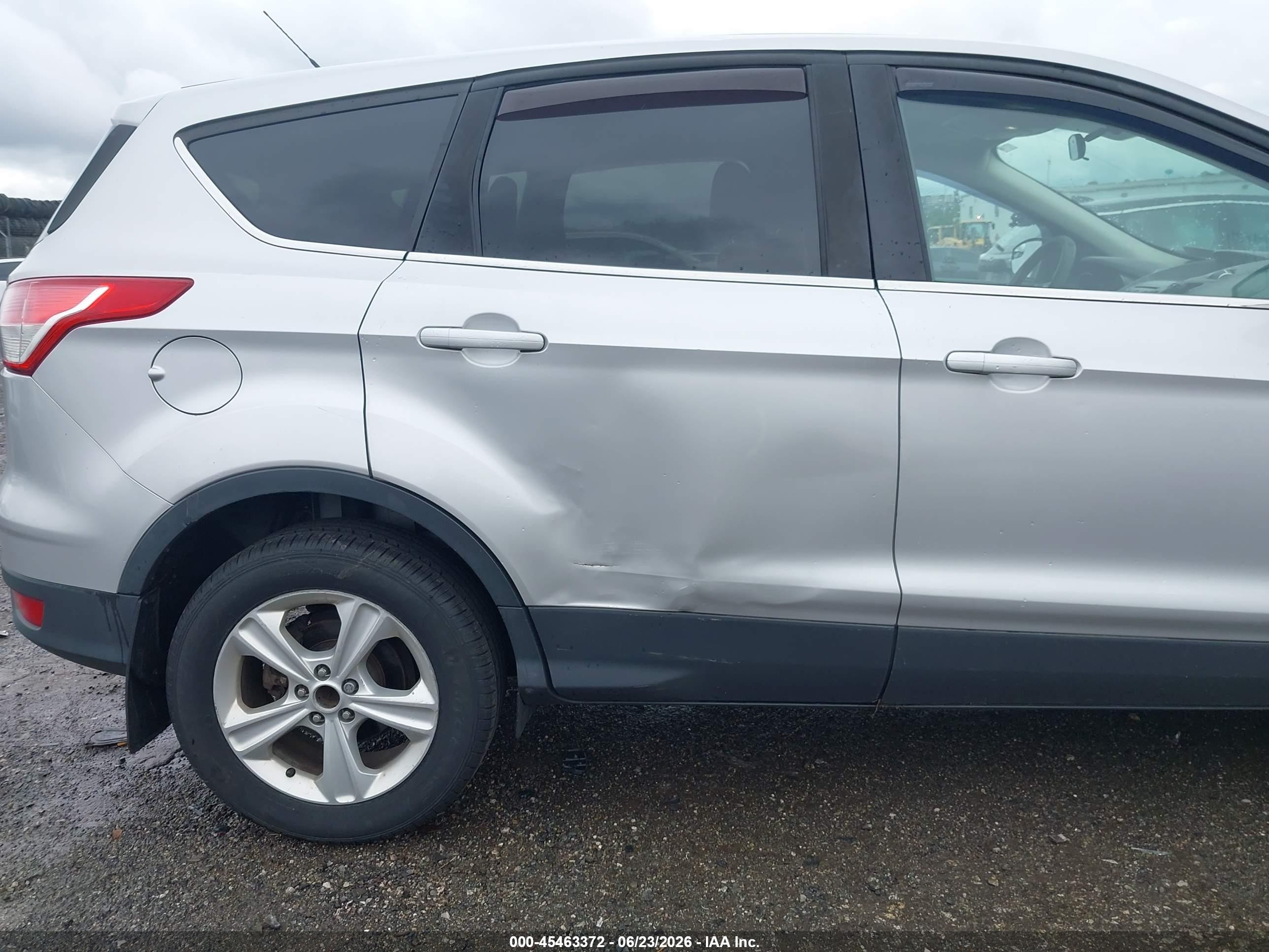 2015 Ford Escape Se Silver vin: 1FMCU0G98FUC54610