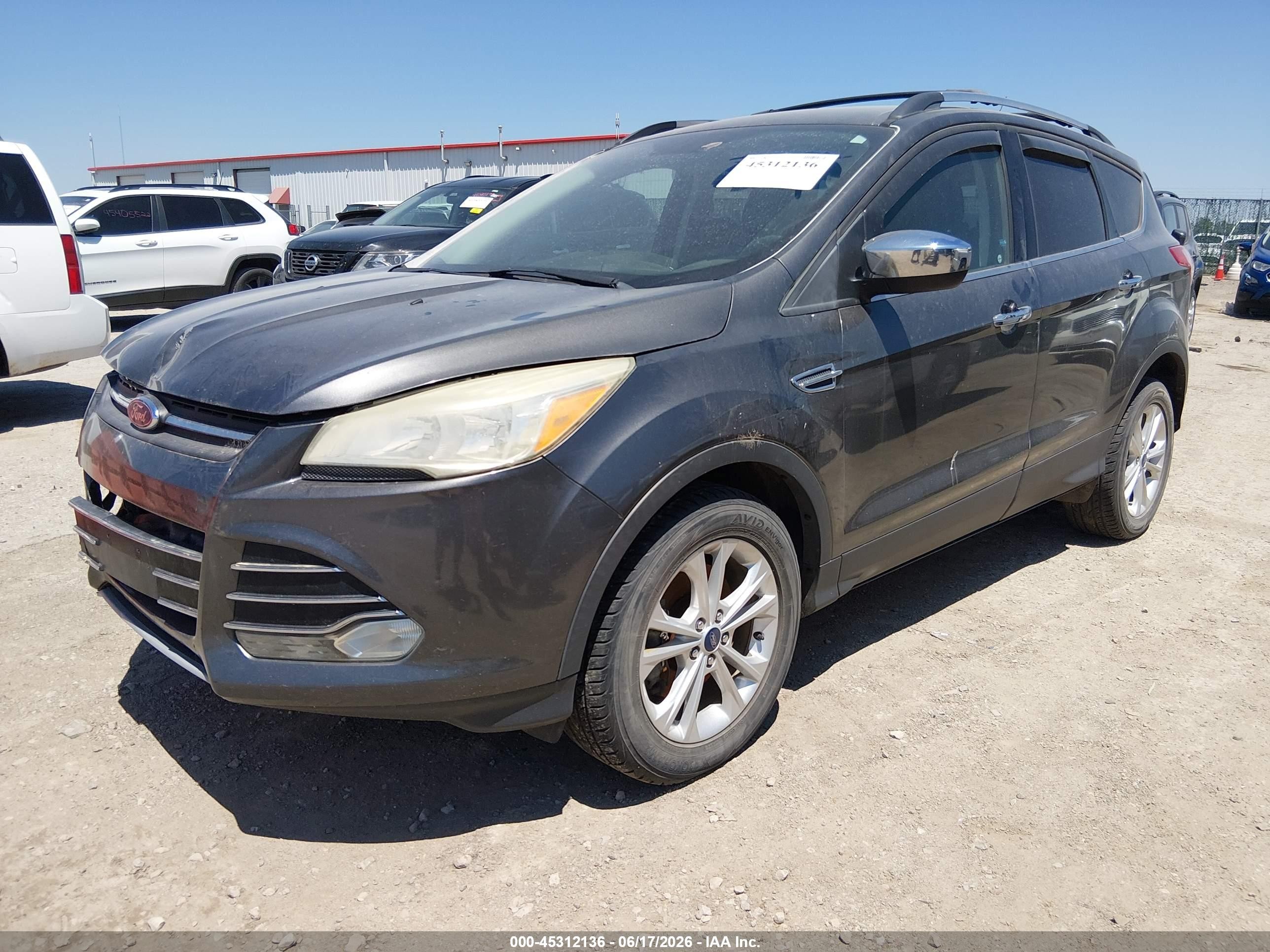 2015 Ford Escape Se Gray vin: 1FMCU0G98FUC62156