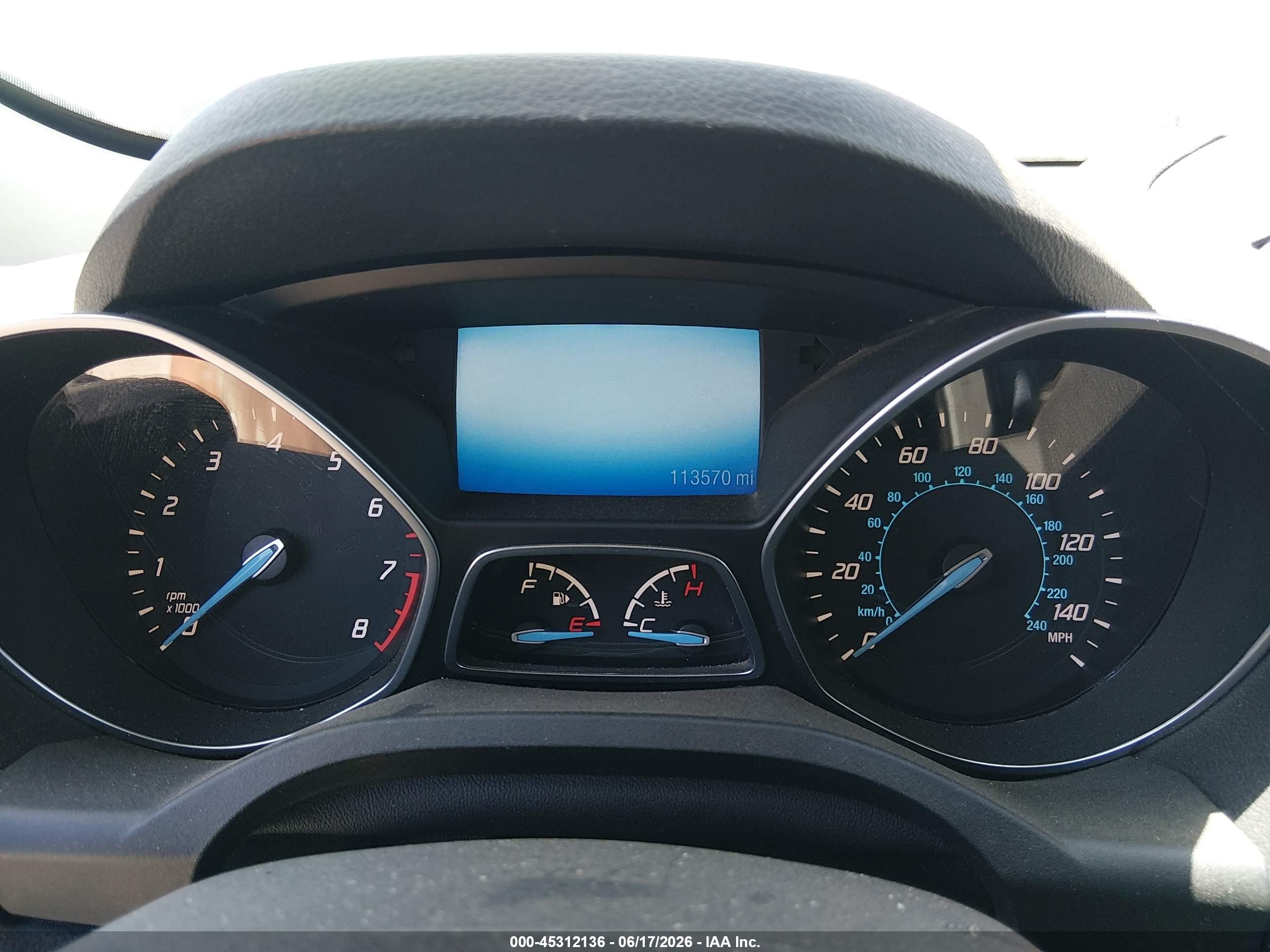 2015 Ford Escape Se Gray vin: 1FMCU0G98FUC62156