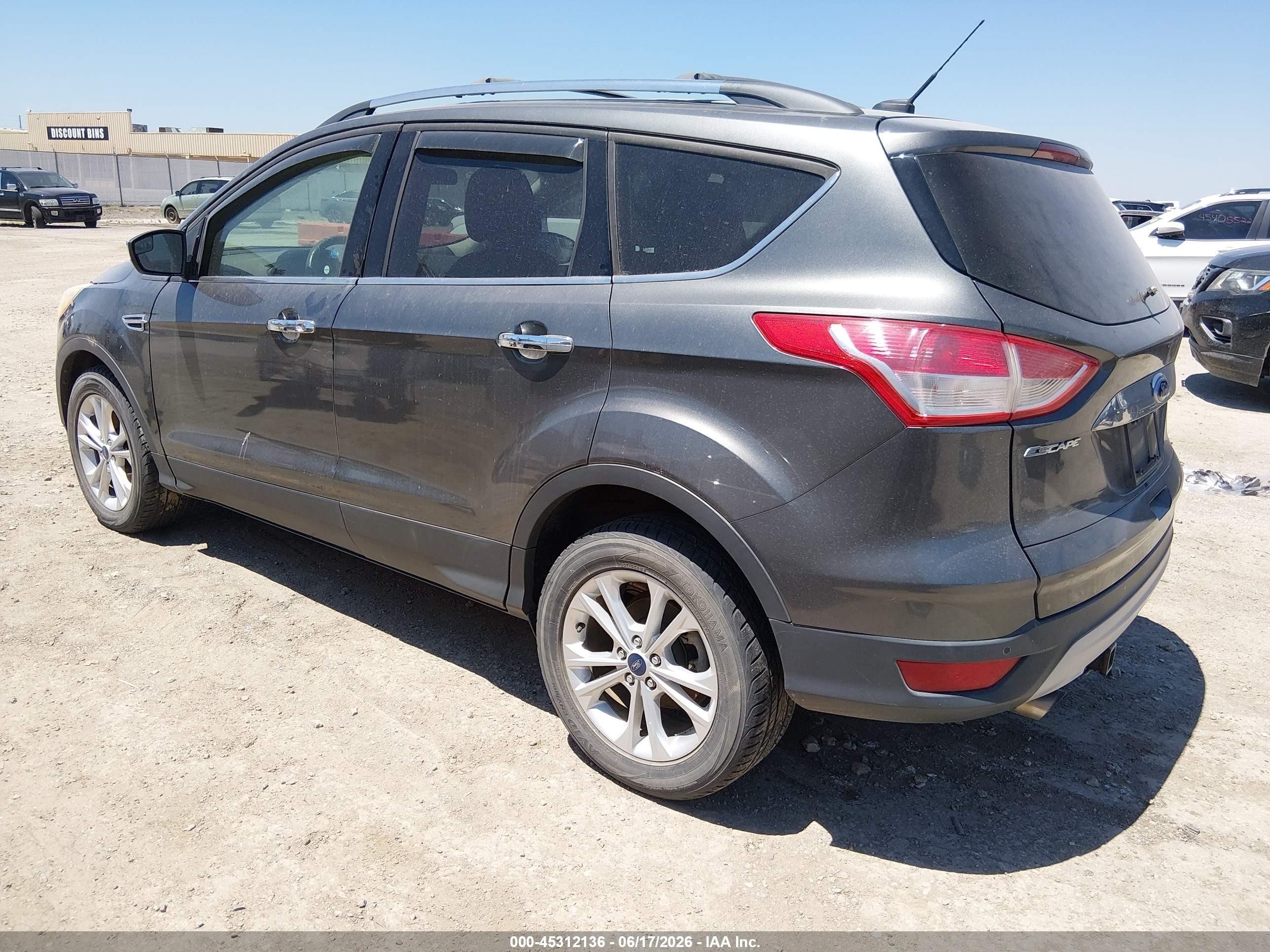2015 Ford Escape Se Gray vin: 1FMCU0G98FUC62156