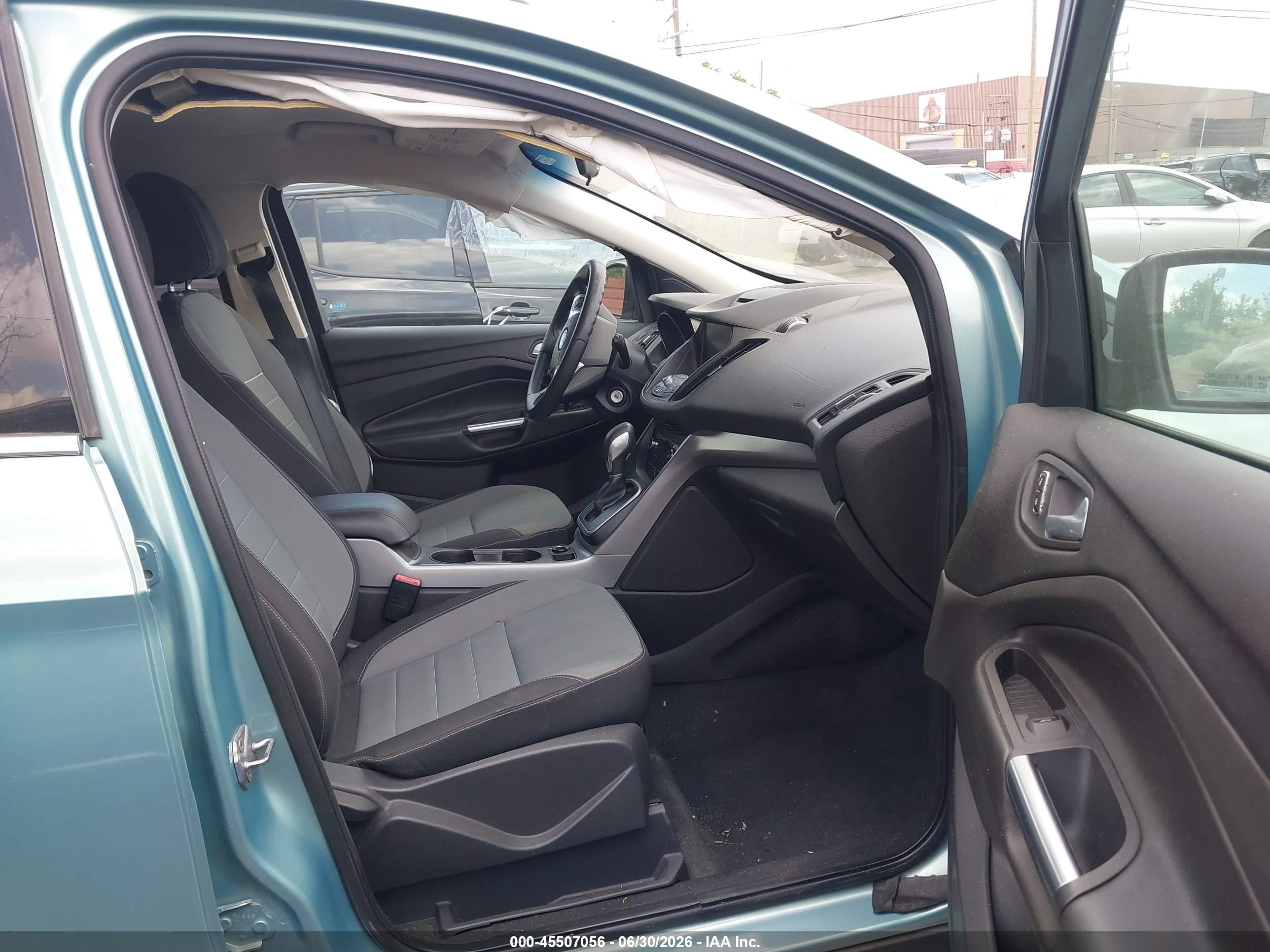 2013 Ford Escape Se Teal vin: 1FMCU0G99DUB43951