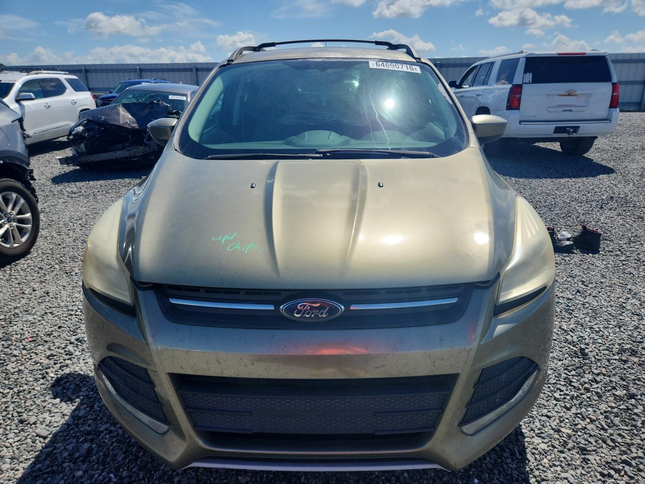 2013 Ford Escape Se Green vin: 1FMCU0G99DUB68719